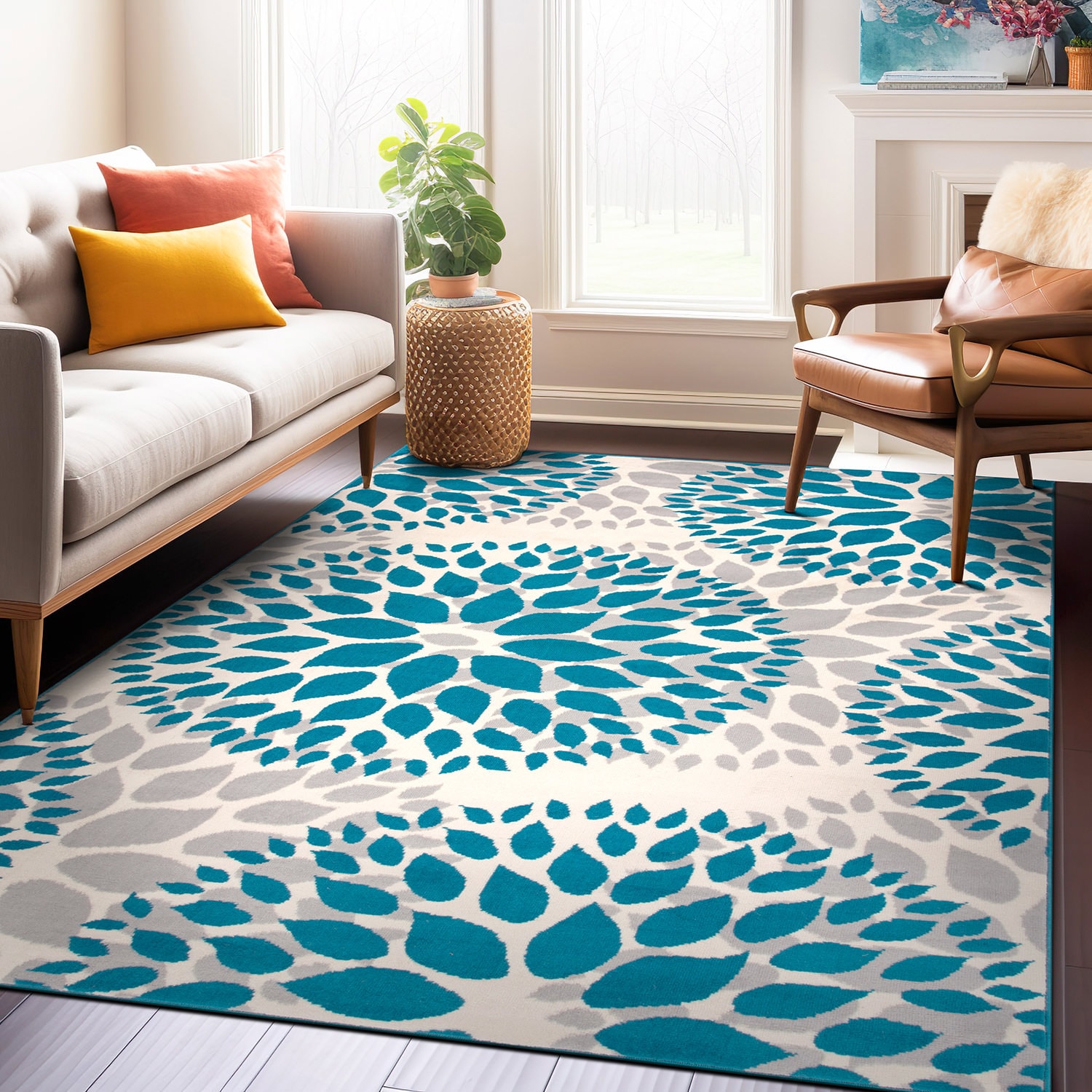 World Rug Gallery 9099BLUE10X14 rugs - View #6