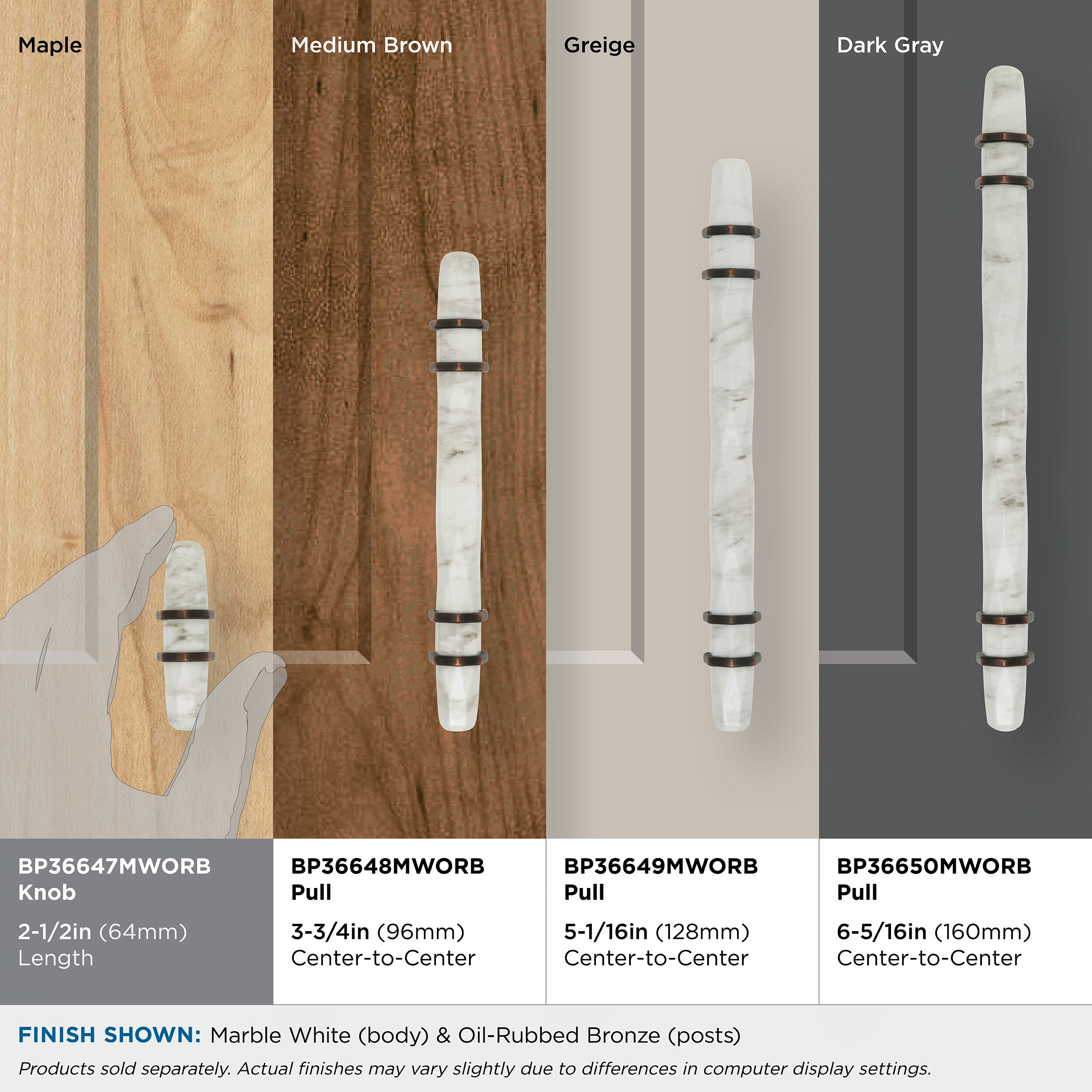 Amerock BP36647MWORB Cabinet-Knobs - View #9