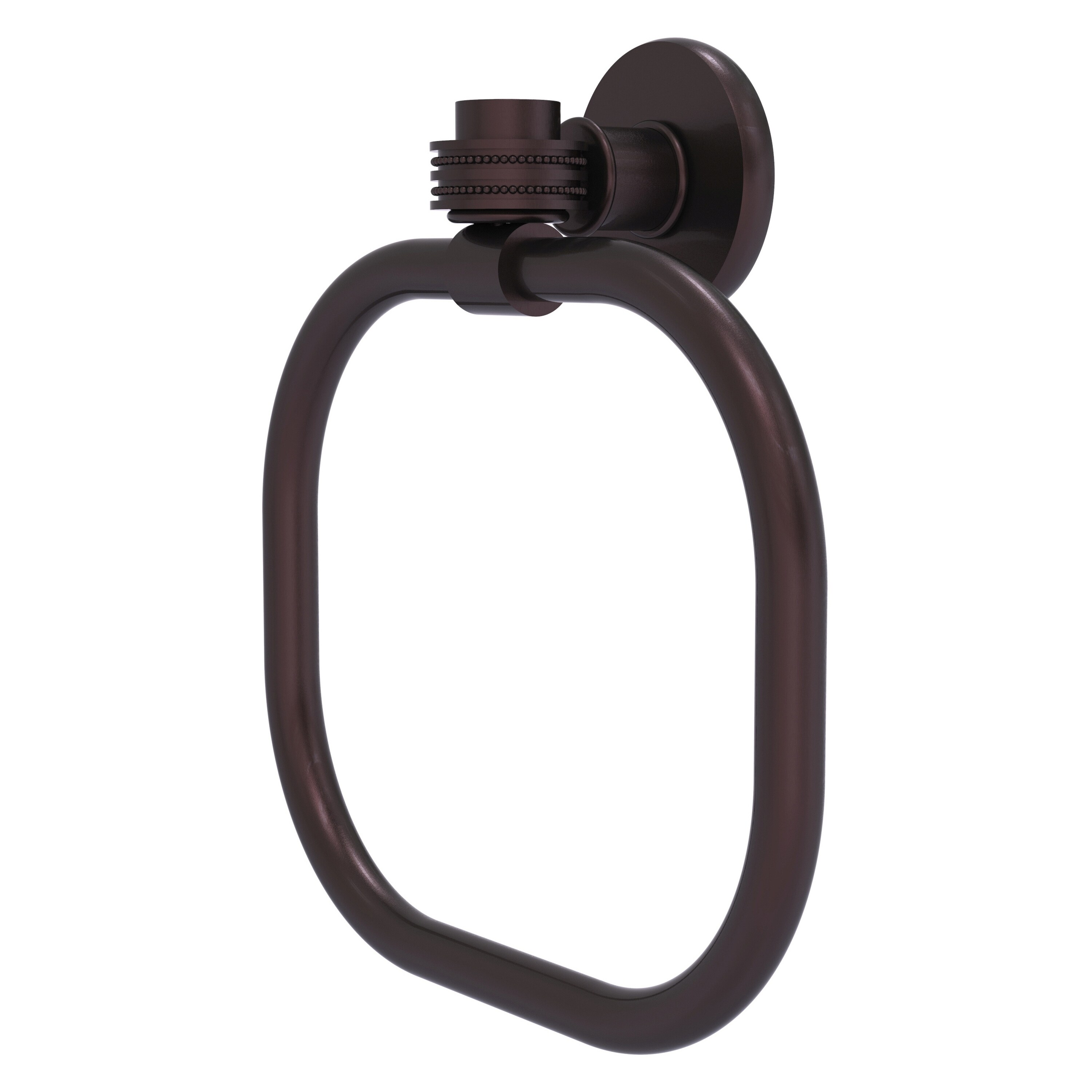 Allied Brass 2016D-ABZ Continental Antique Bronze Wall mount Single Towel Ring