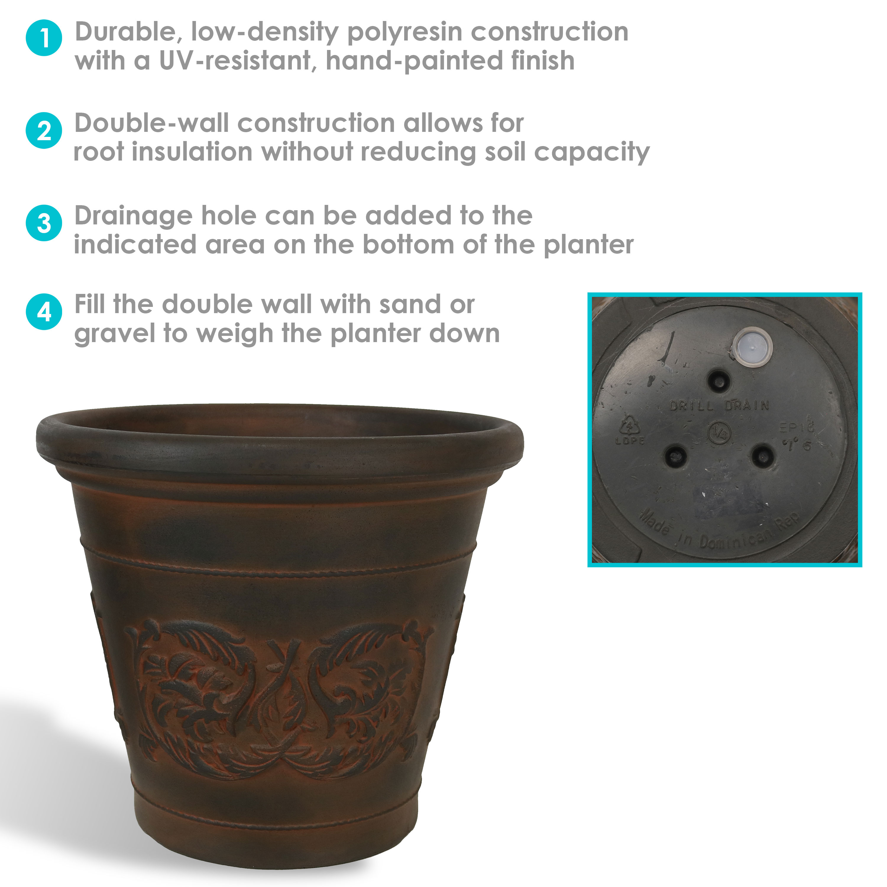 Sunnydaze Decor DG-858 Planter-Window-Box - View #7
