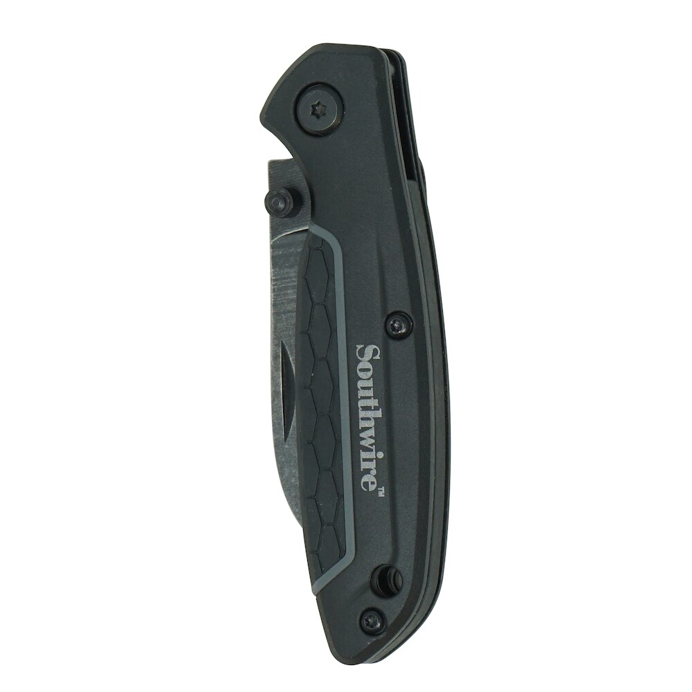 CRAFTSMAN 4.31-in High Carbon Stainless Steel Black Oxide Pocket Knife in  the Pocket Knives department at
