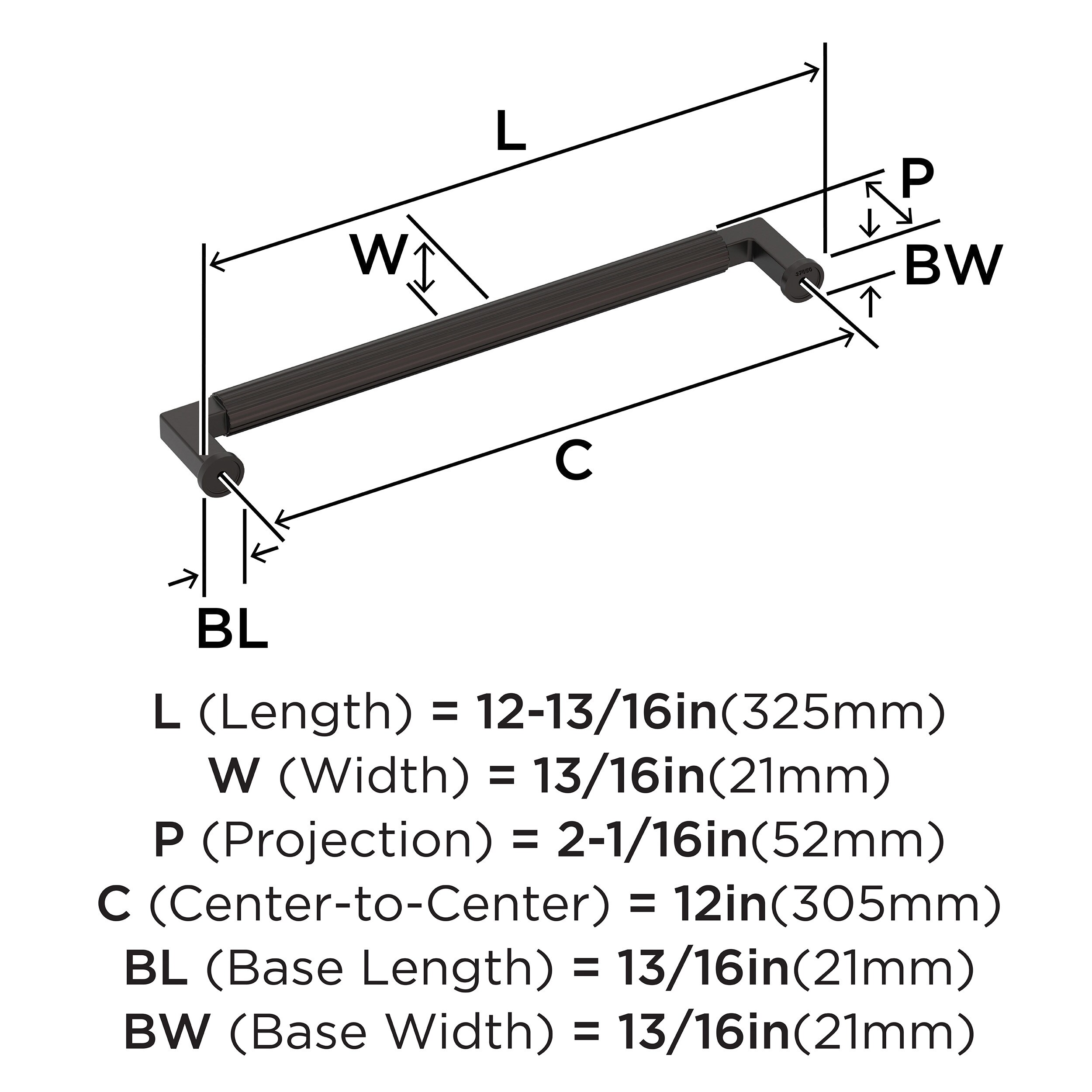 Amerock BP37650ORB Cabinet-Pulls - View #4