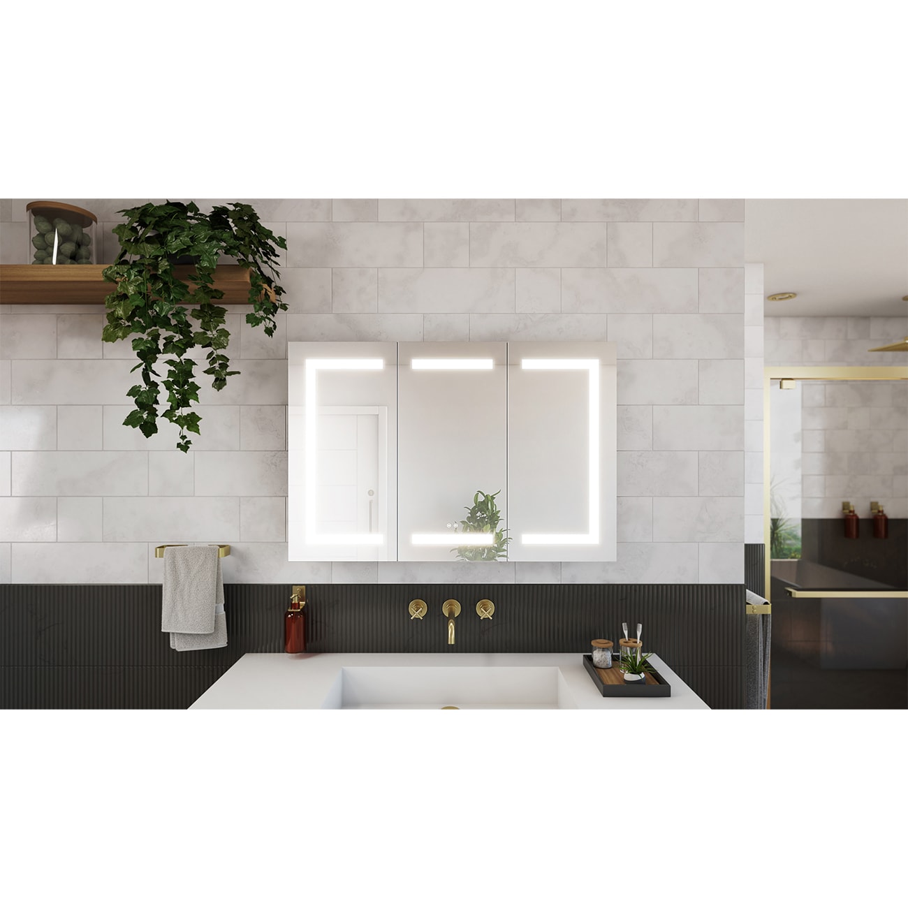 DreamLine LCBL2436T Bathroom-Medicine-Cabinets - View #5