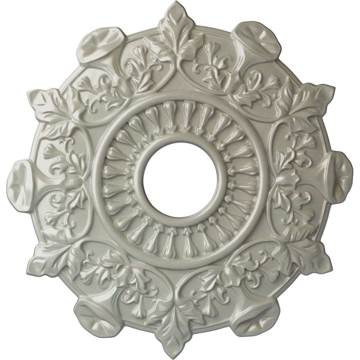 Ekena Millwork CM17PRFCS Preston 17.5-in W x 17.5-in L Painted Flash Copper Polyurethane Whole Ceiling Medallion