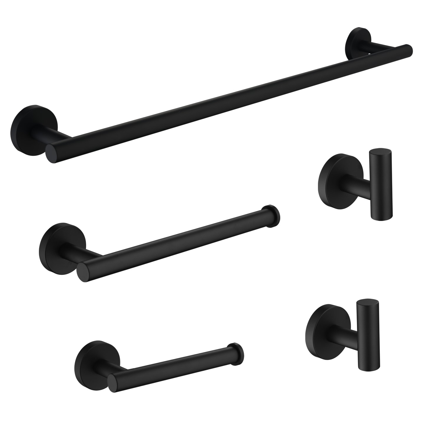 Nestfair SMD5600B Black Stainless steel Bath accessory set