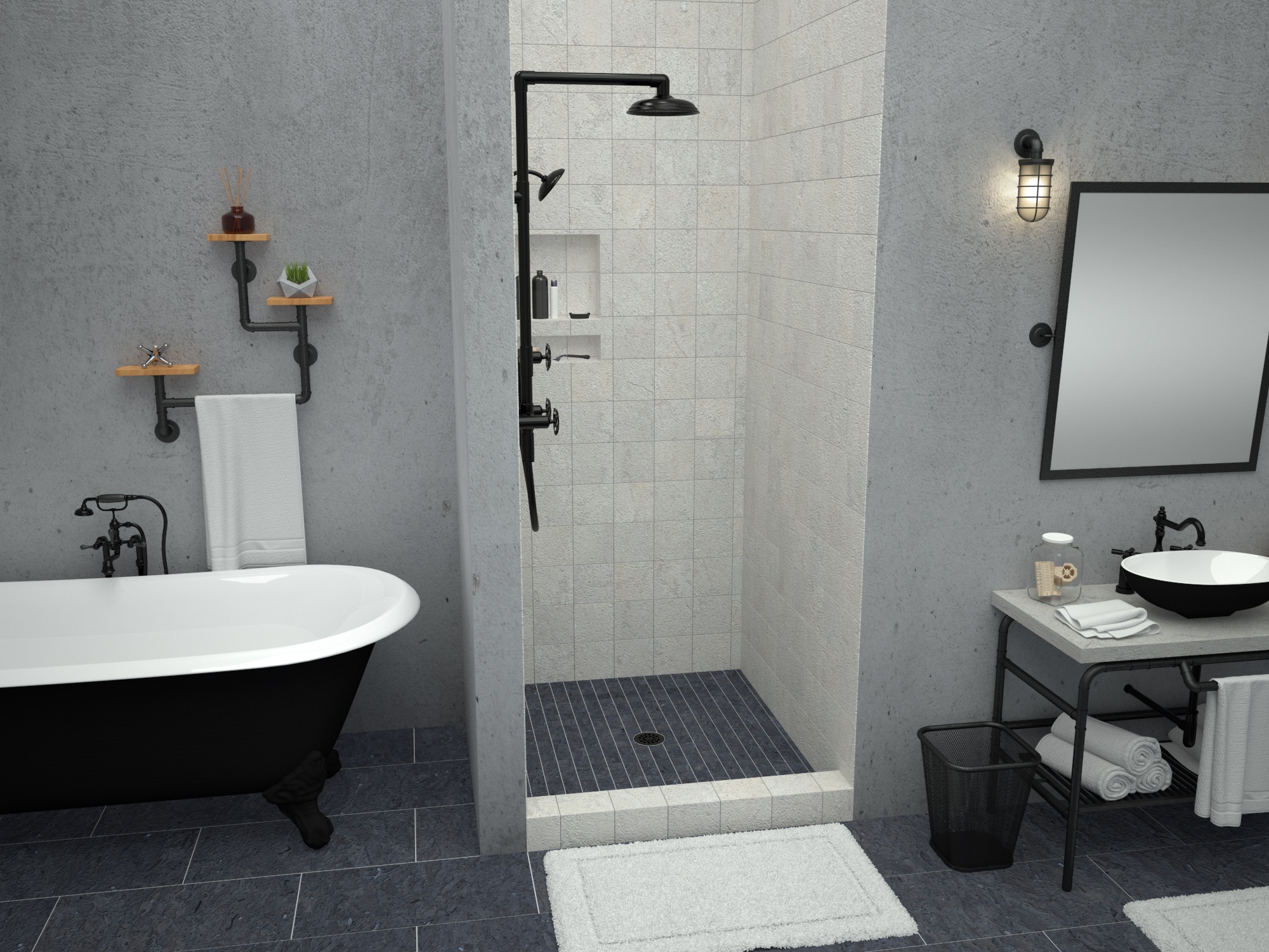 Tile Redi P4236CPVCMB Shower-Floors - View #4