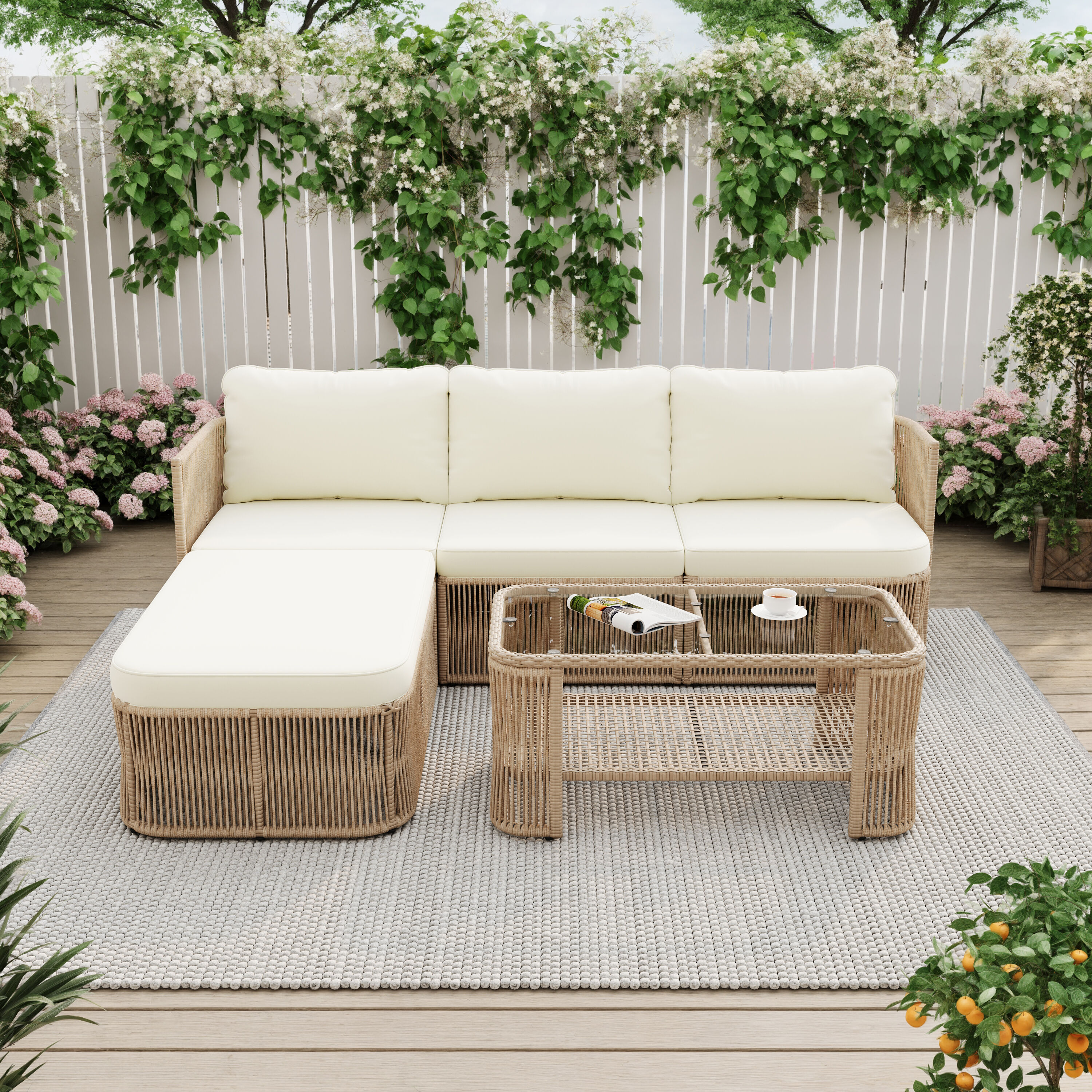 LOVMOR SF-W-N769P415629M Patio-Conversation-Sets - View #2