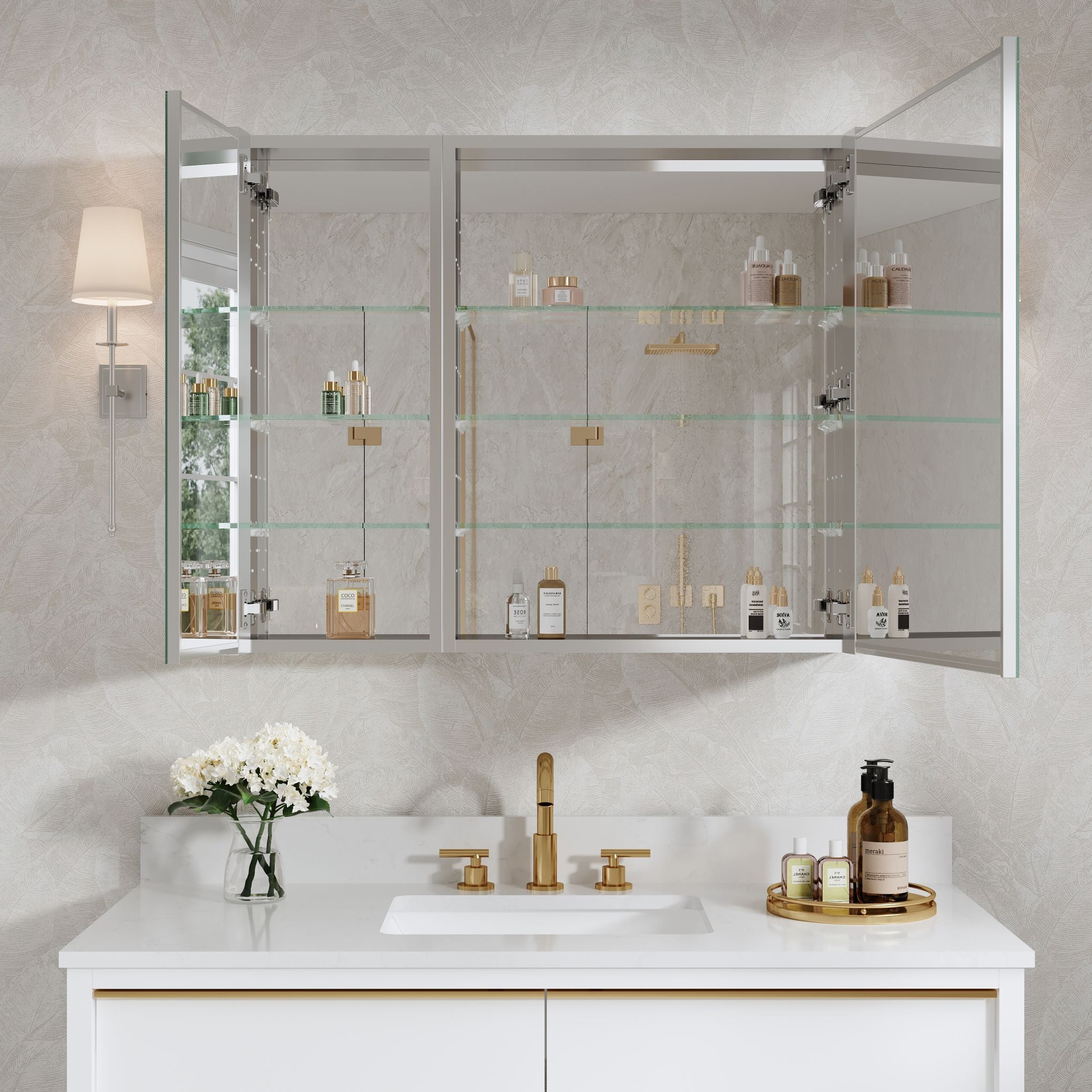 WELLFOR ROSA1224LR Bathroom-Medicine-Cabinets - View #5