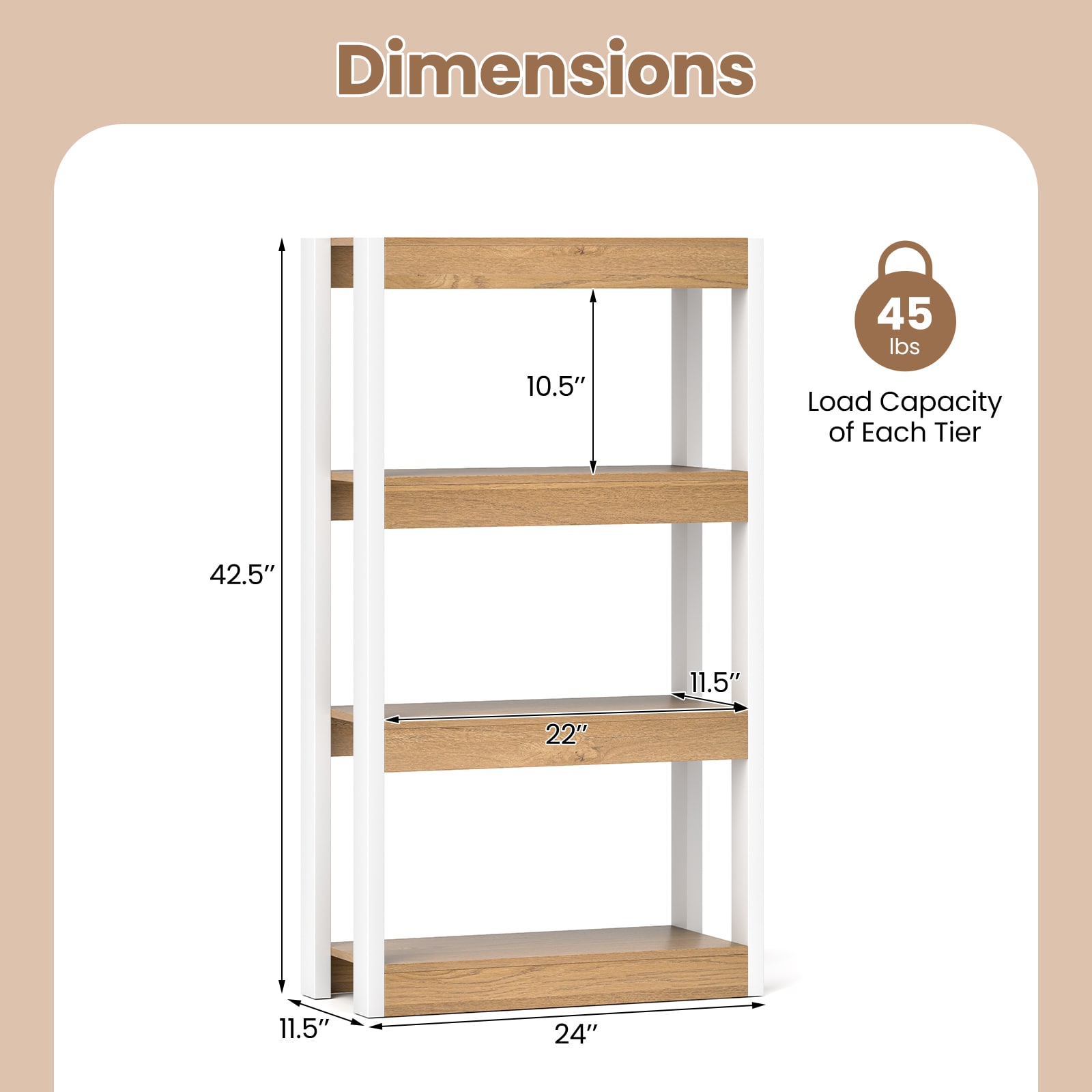 Slickblue D-CO-AN46121VJ bookcases - View #5
