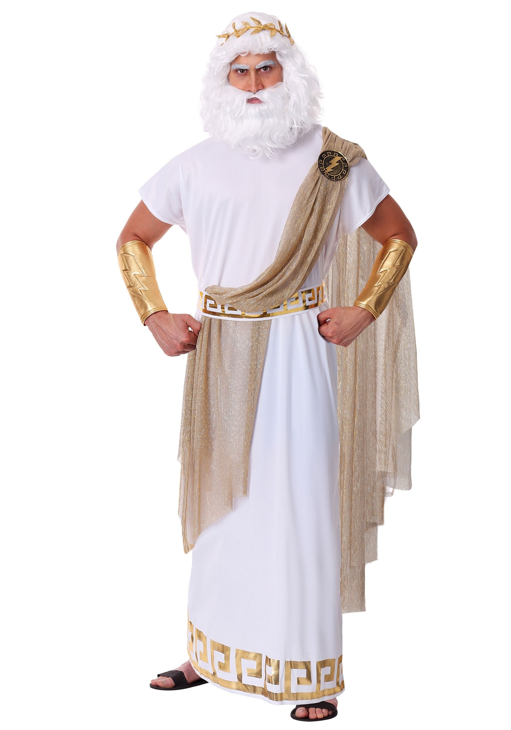 HalloweenCostumes FUN Costumes Plus Size Zeus Men's Costume 2X
