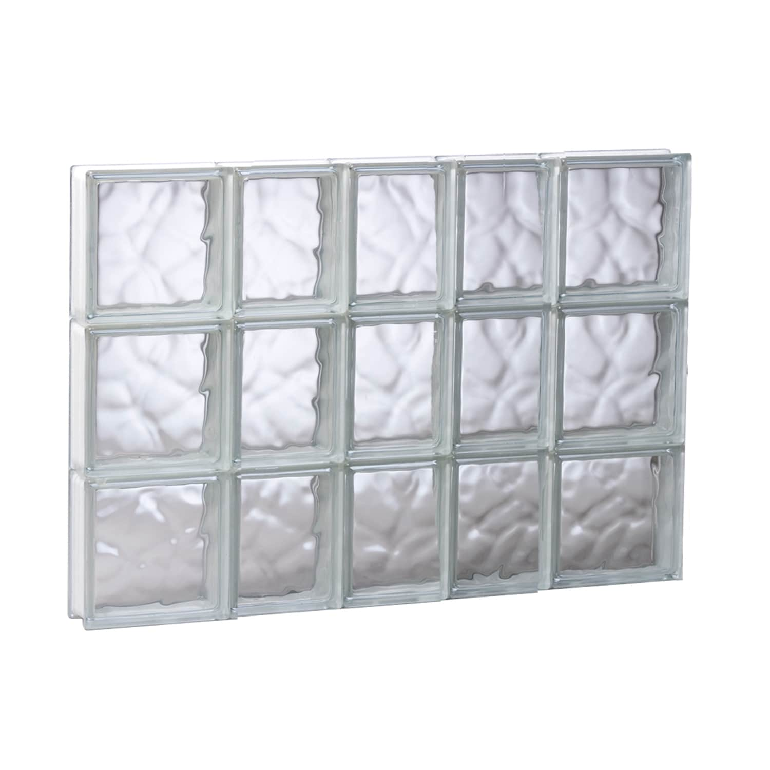 REDI2SET Wavy Glass 32.75-in X 23.25-in Frameless Replacement Glass ...