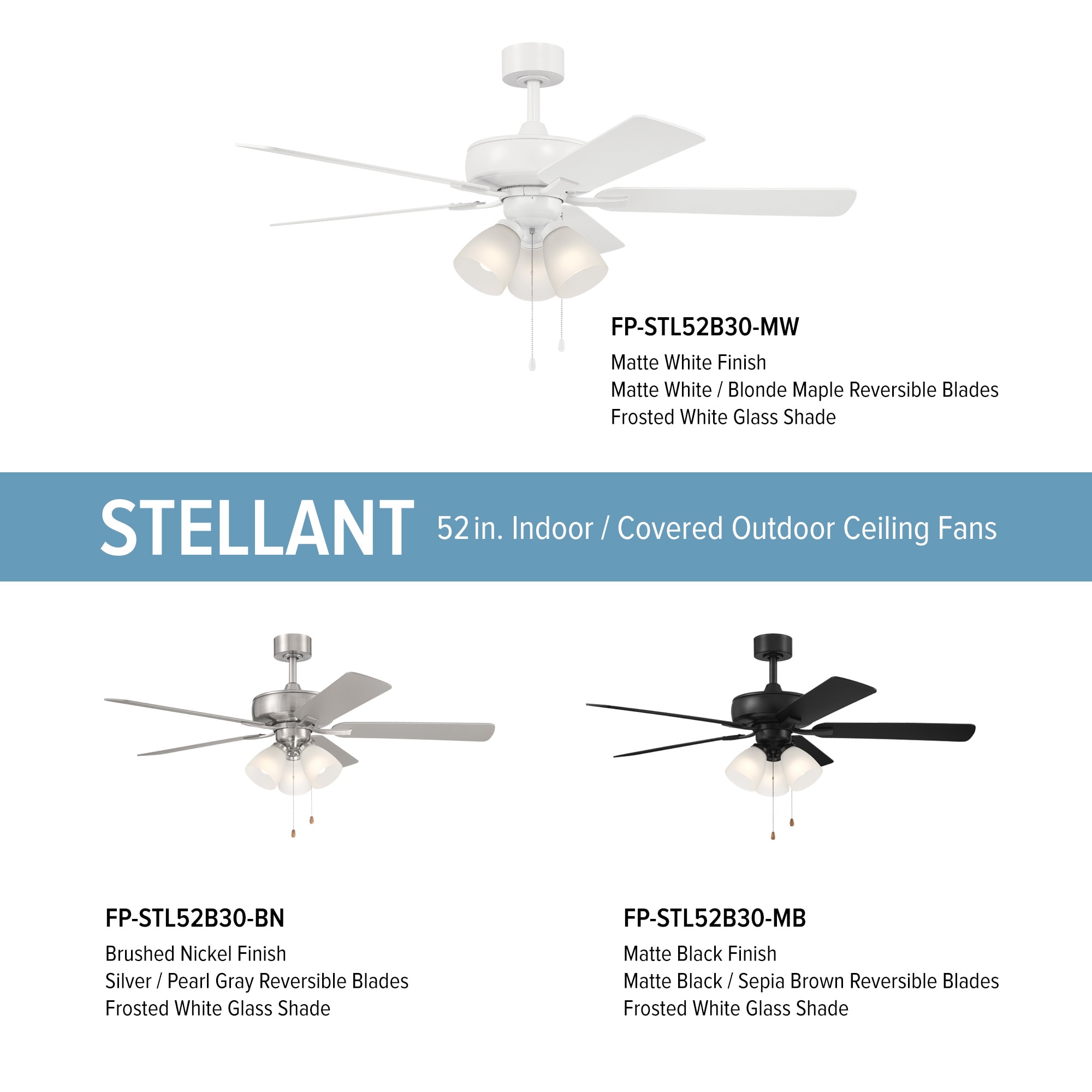 Designers Fountain FP-STL52B30-MW Ceiling-Fans - View #14