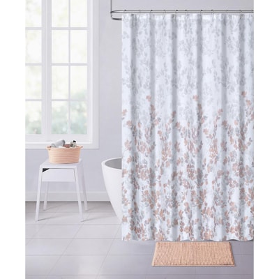 Dainty Home 0 1 In Polyester Blush, Gauze Shower Curtain
