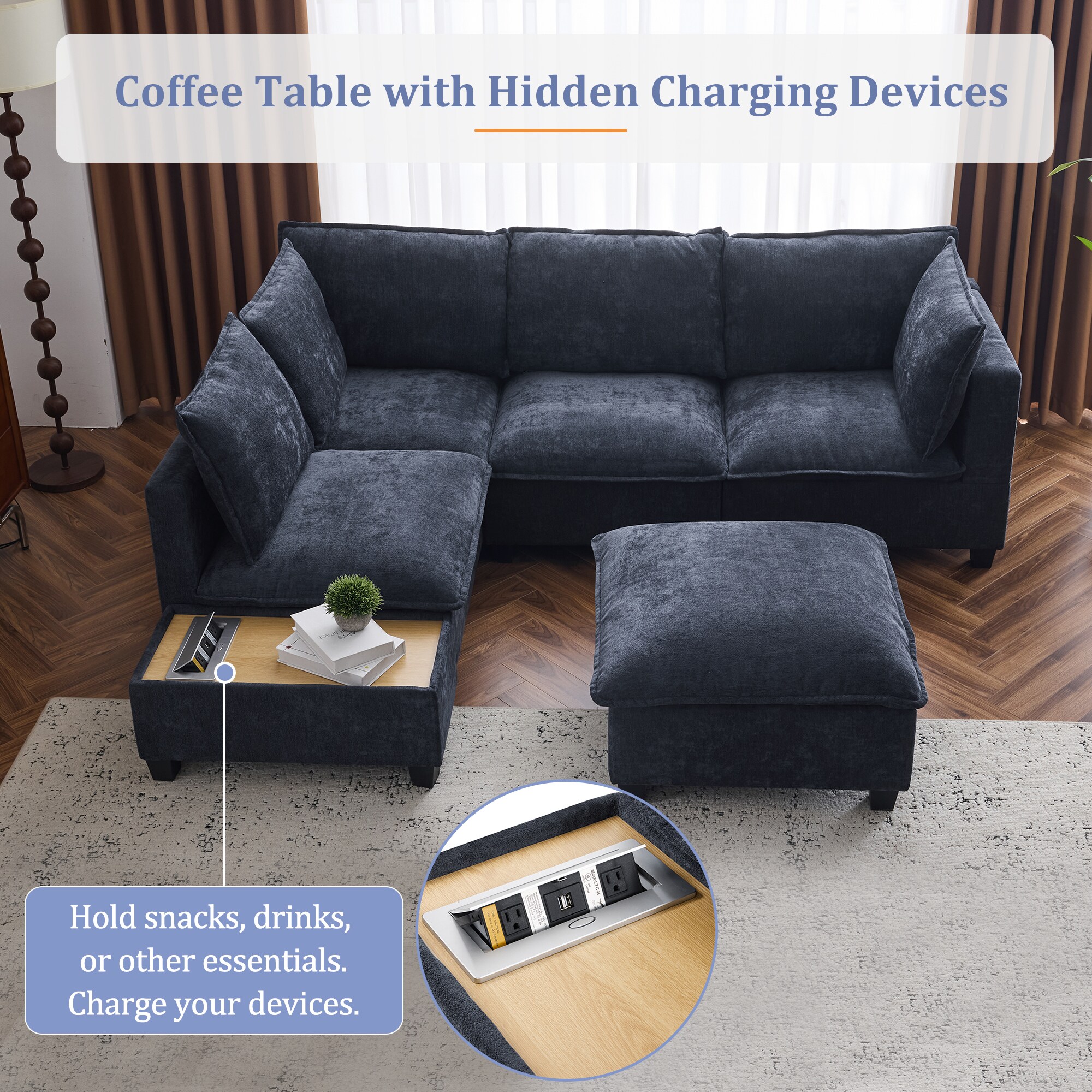 ModernLuxe N719S001780C Sofas-Loveseats - View #4