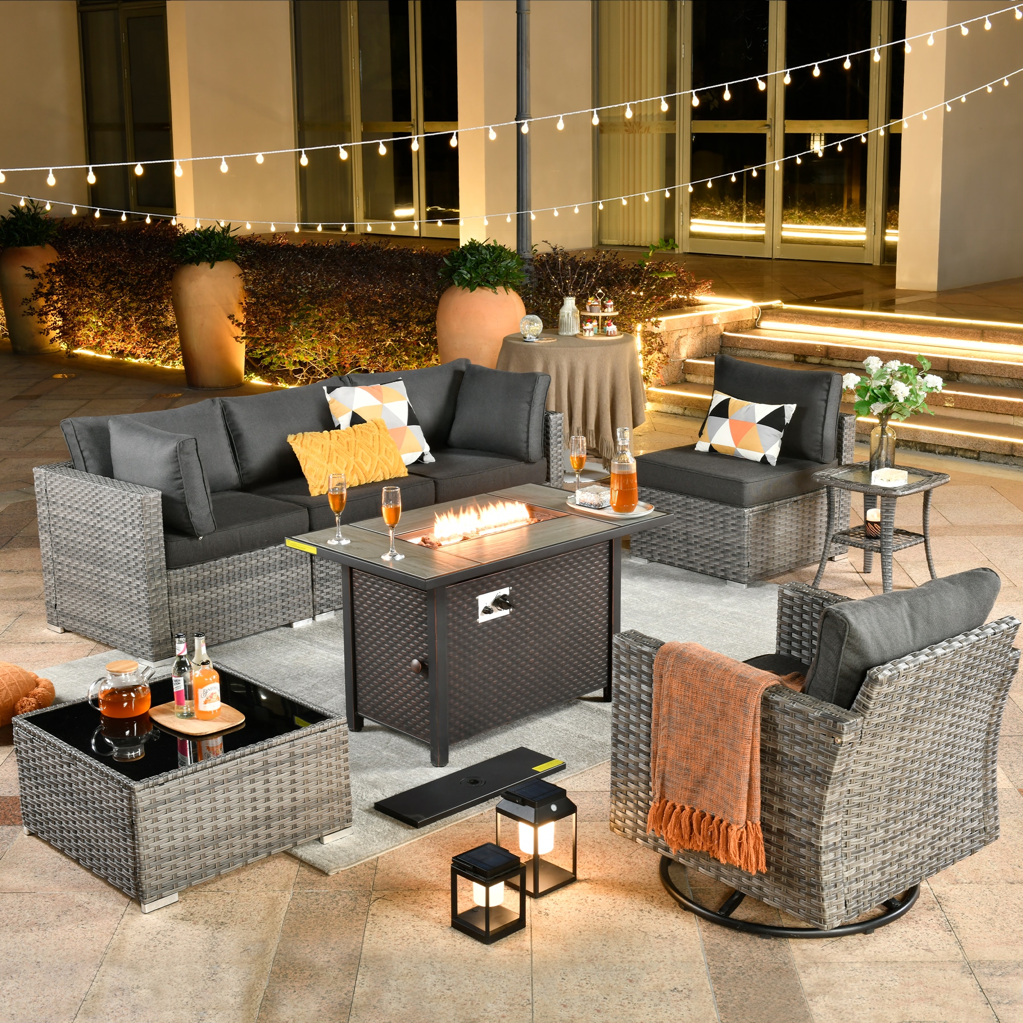 XIZZI XIHOPS1054-RC1IFP Patio-Conversation-Sets - View #2