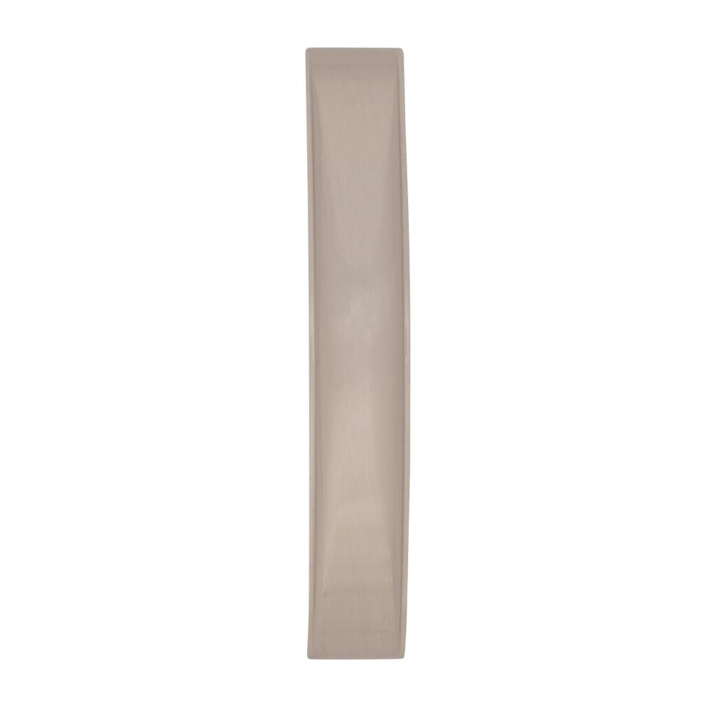 Satin Nickel Modern Bar Cabinet Pull with Mounting Hardware