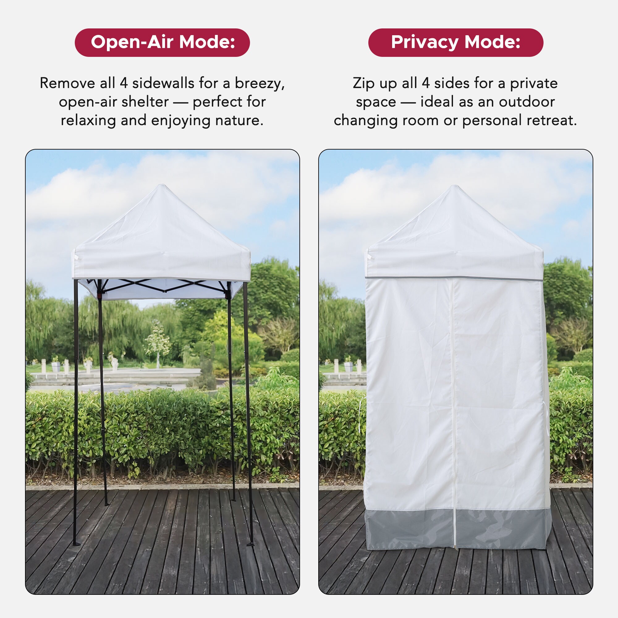 Sunjoy A109010200 Wood-Resin-Gazebos - View #3