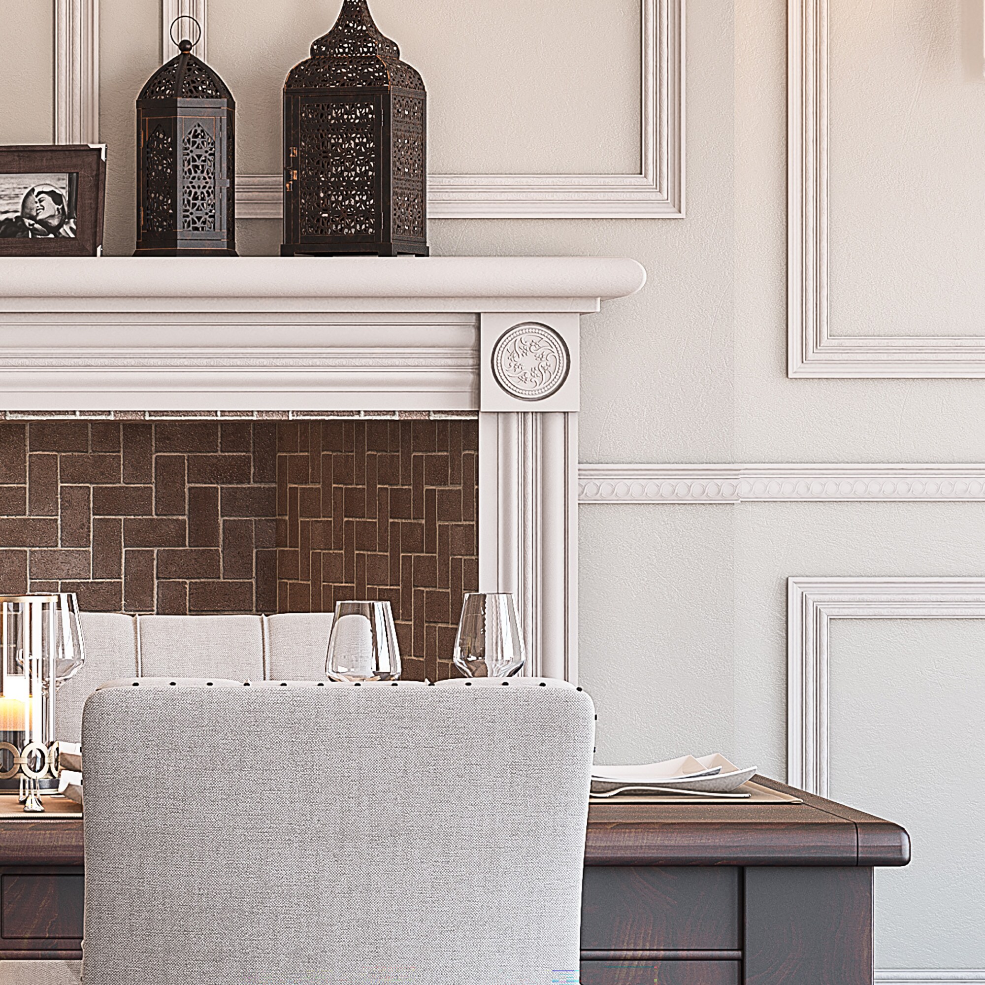 Ornamental Mouldings 1654CWHW Moulding-Blocks - View #2