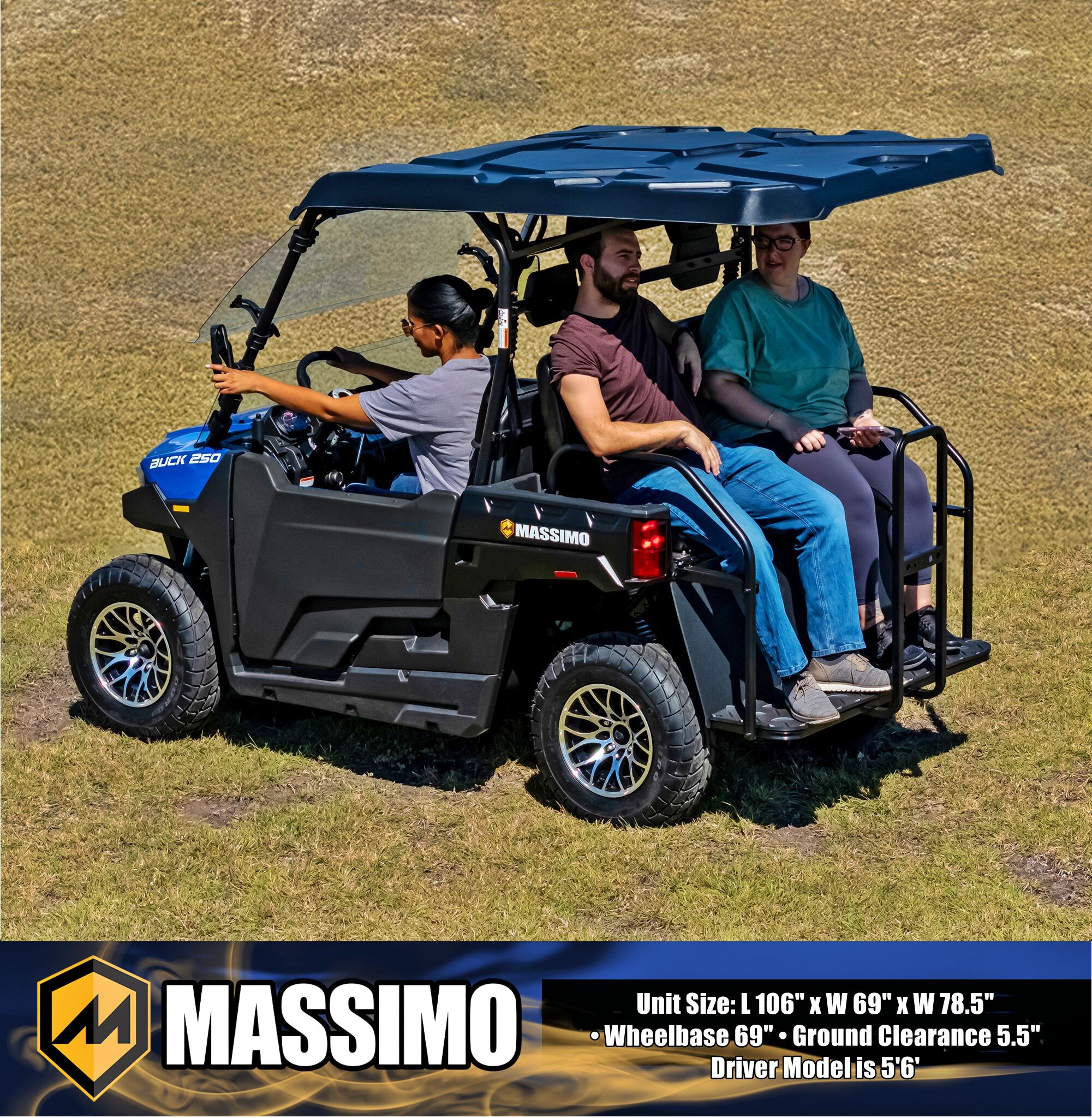 Massimo MM-BK250X-BL Motorized-Vehicles - View #6