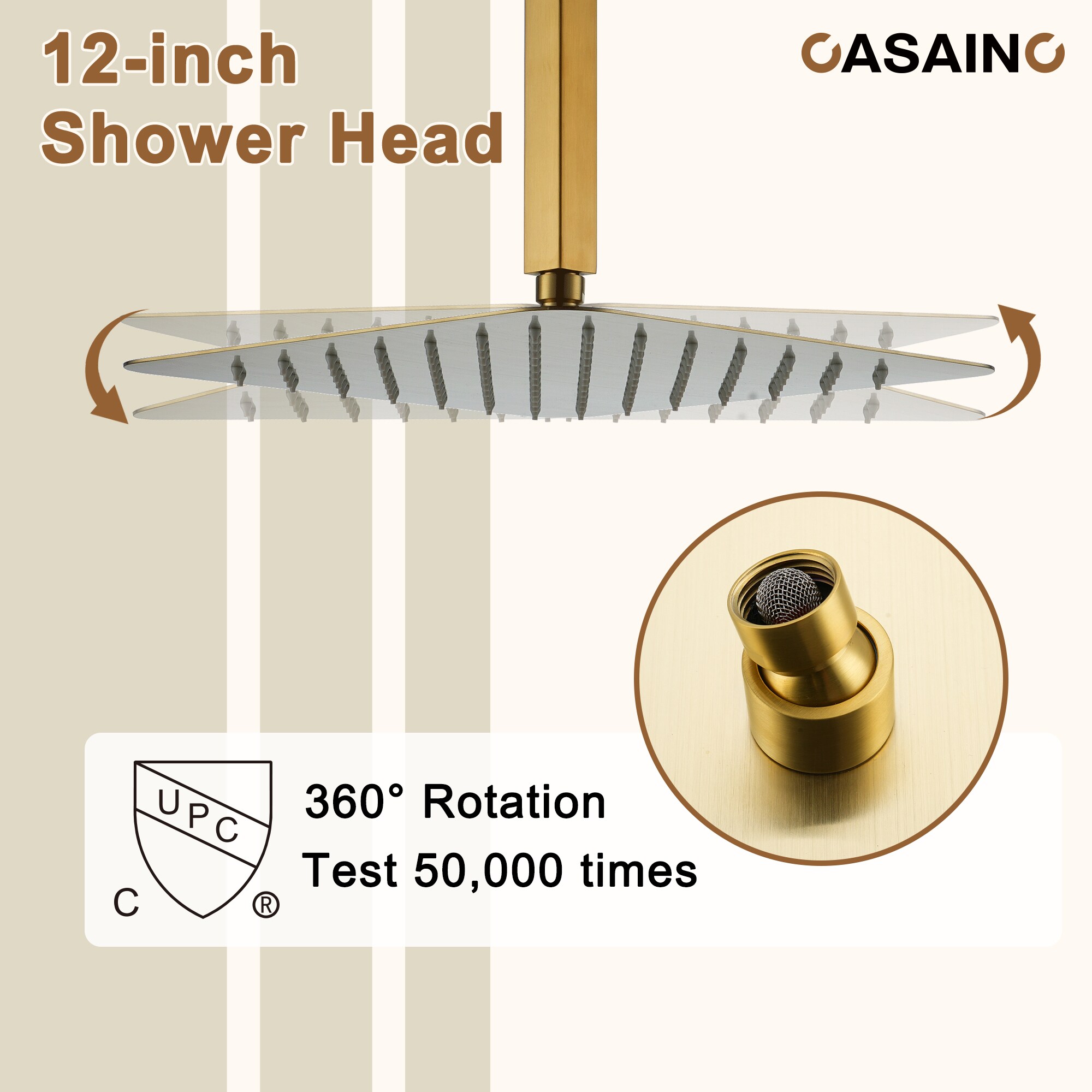 CASAINC TC03-BB Showerhead-Bar-Panels - View #8