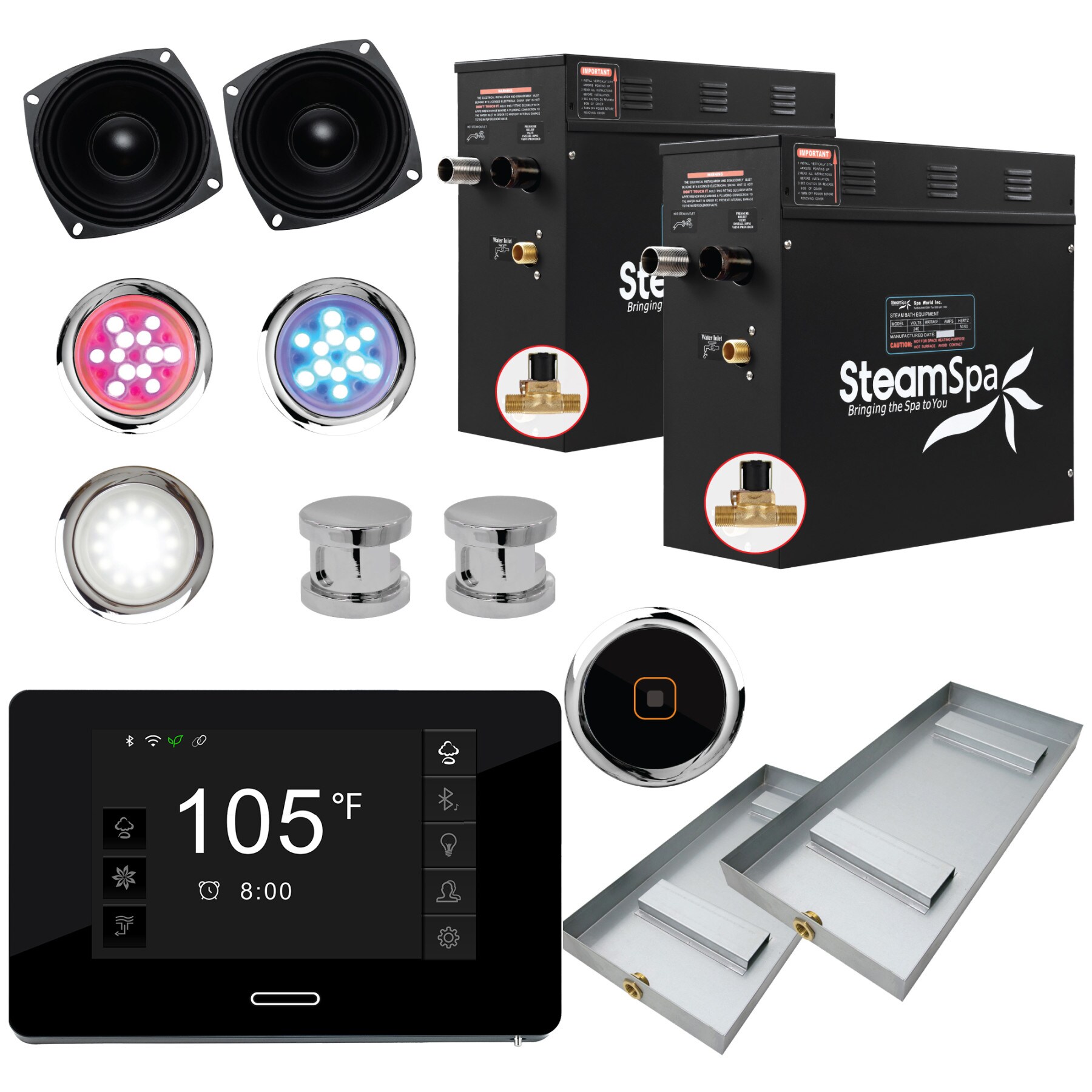 SteamSpa BKT1800CH-A Sauna Steam Generator