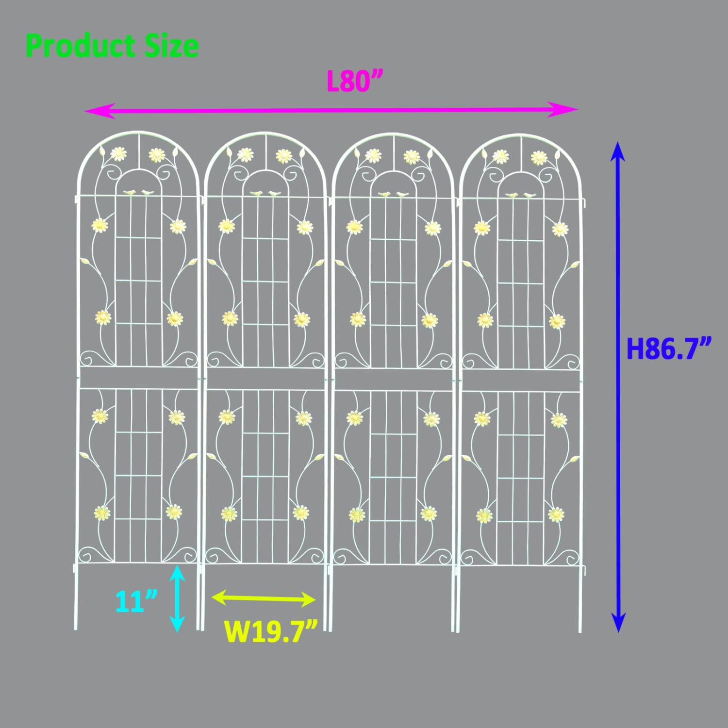 Streamdale Furniture W1586135968 Garden-Trellis - View #6
