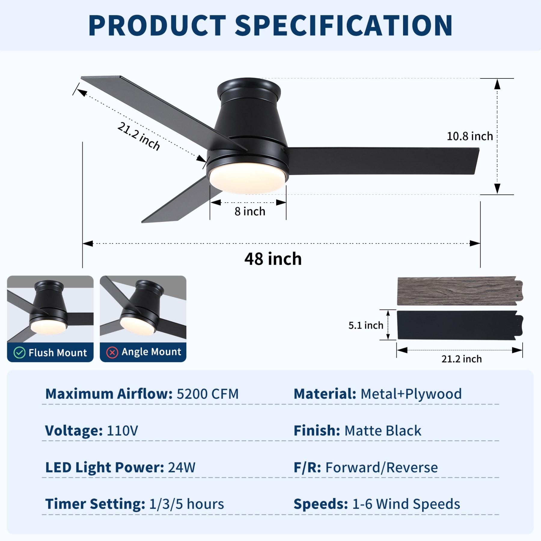 Dexmalle W1367P319133 Ceiling-Fans - View #3
