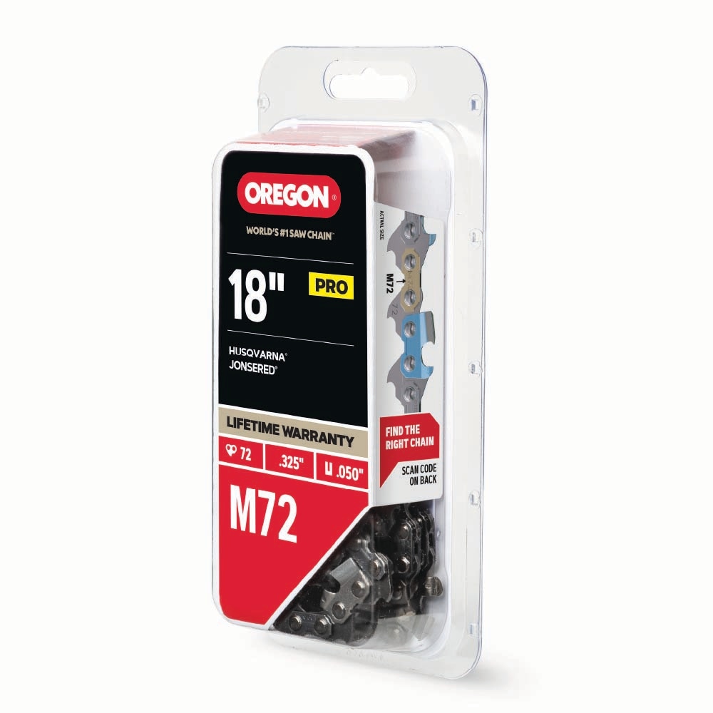 Oregon 18-in 72 Link Replacement Chainsaw Chain in the Chainsaw