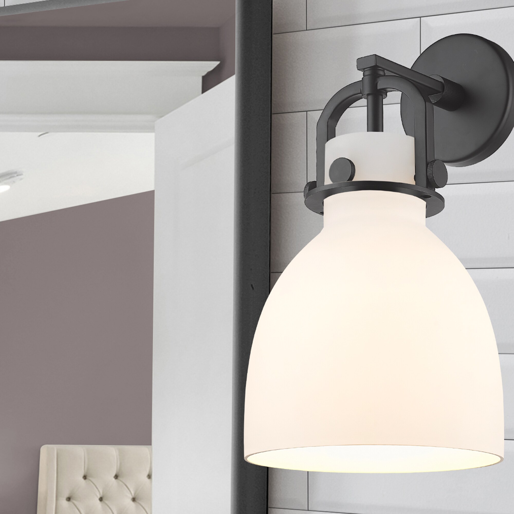 Innovations Lighting 410-1W-BK-G412-8WH b090000 - View #3