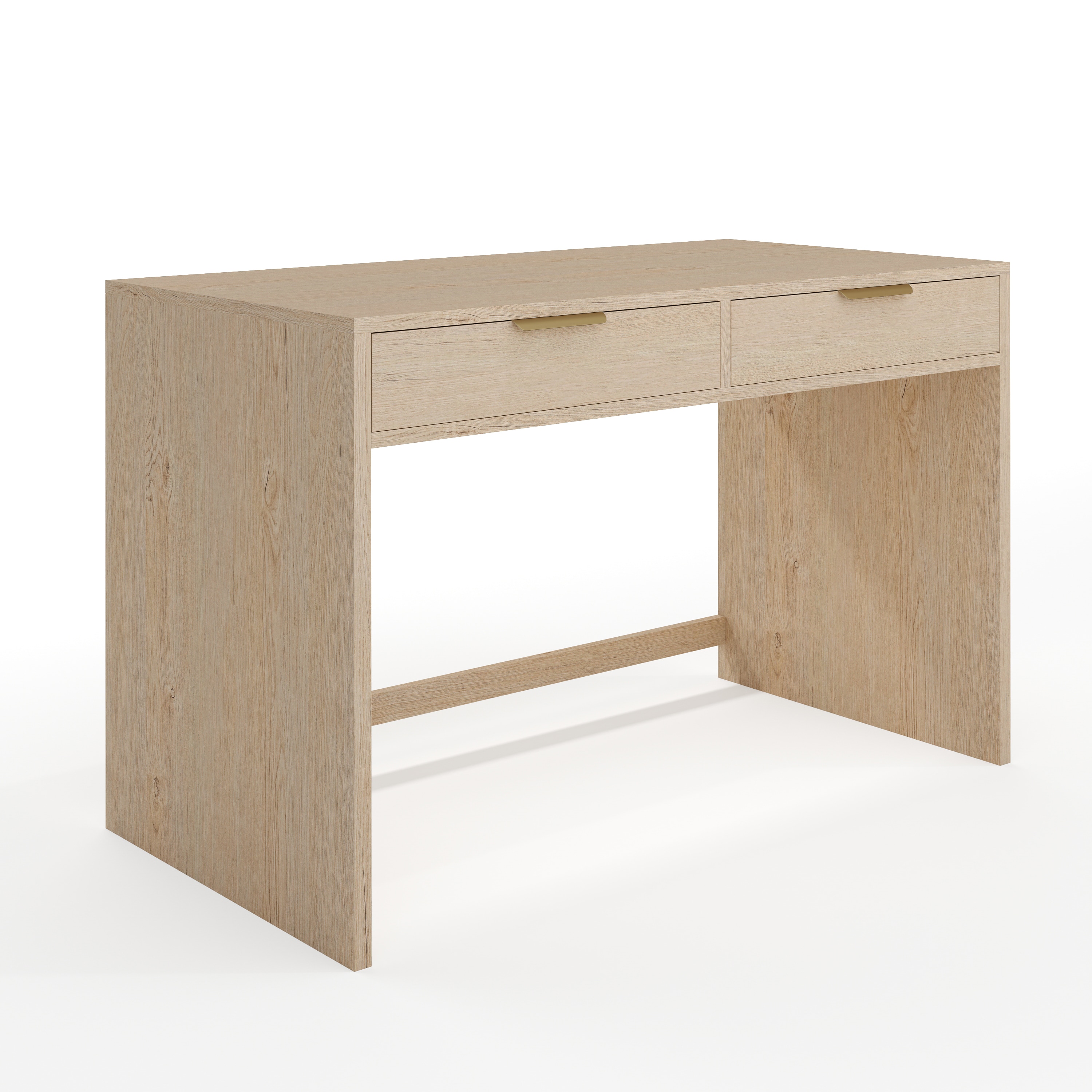 Martha Stewart 196861189357 Kayden 47.25-in Brown Modern/Contemporary Computer desk