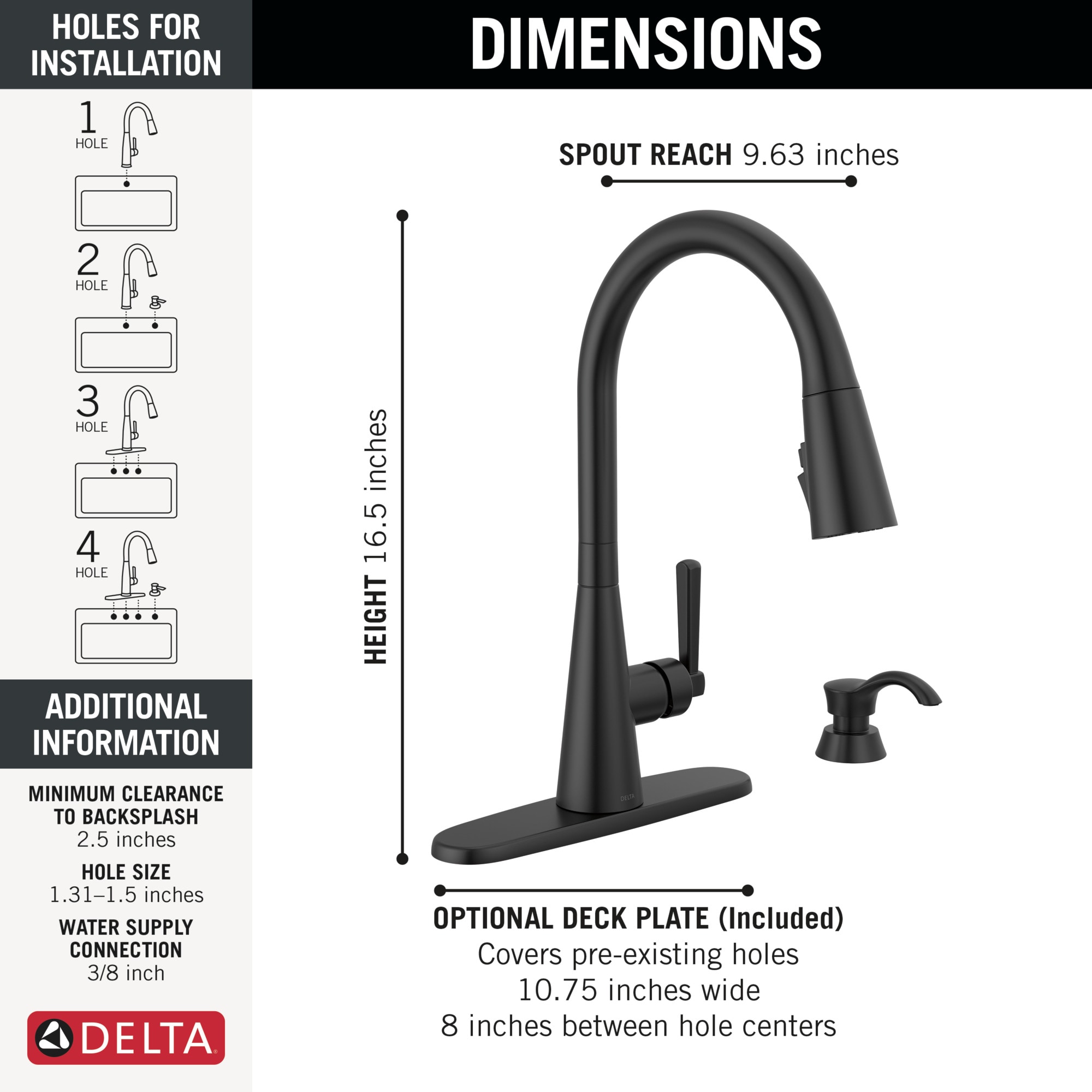 Delta 19893Z-BLSD-DST Kitchen-Faucets - View #4