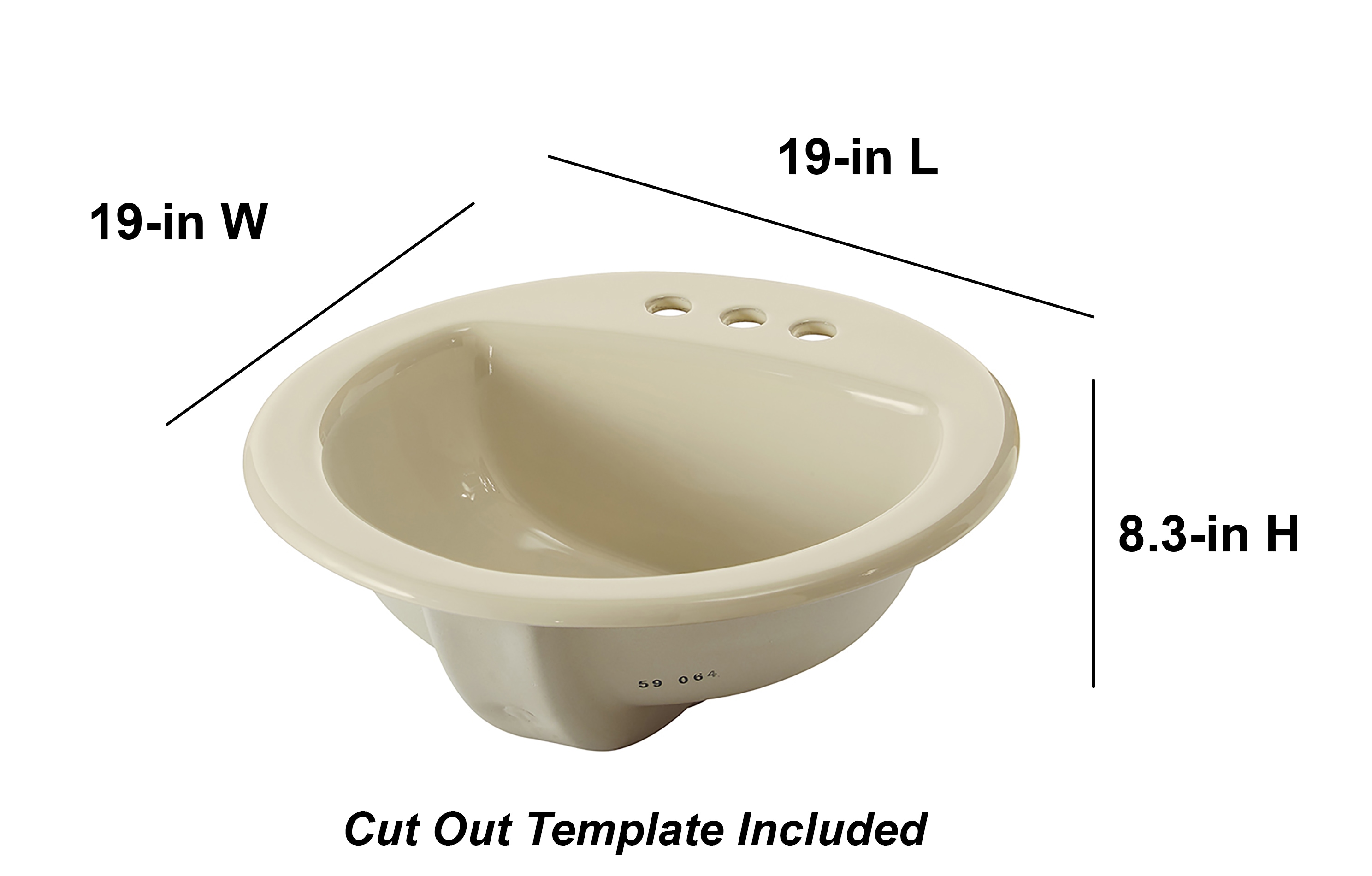Project Source ML-20507-B Bath-Sink - View #2