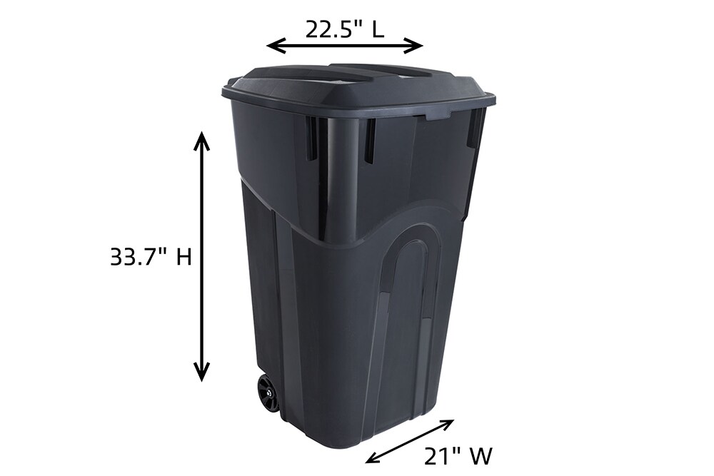 Rubbermaid Roughneck™ Non-Wheeled Trash Can, 32 Gallon Black - Holbrook, NY  - GTS Builders Supply