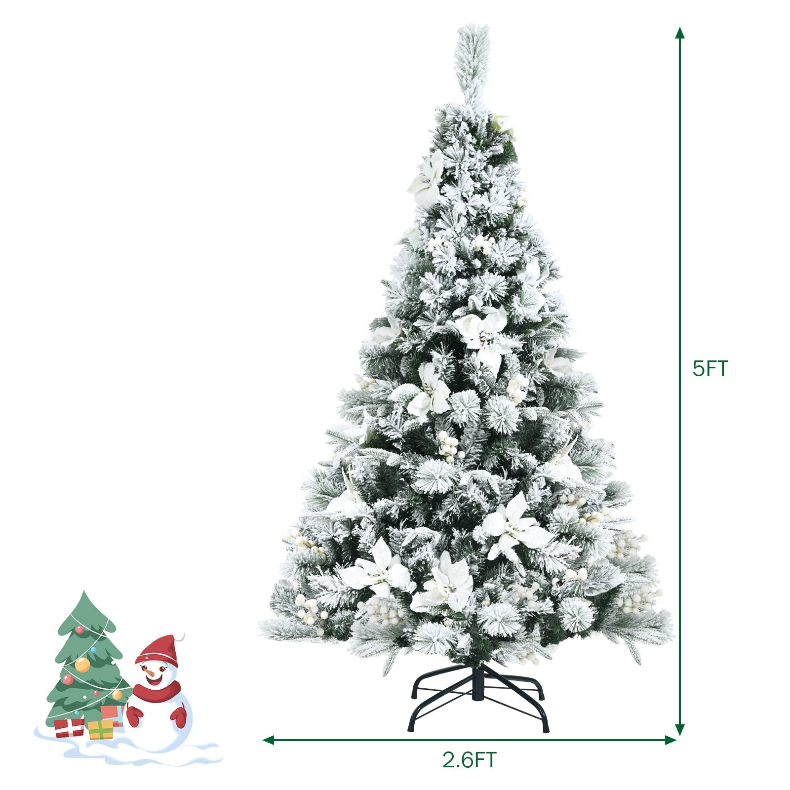 Forclover HYFL-504CM Artificial-Christmas-Trees - View #3