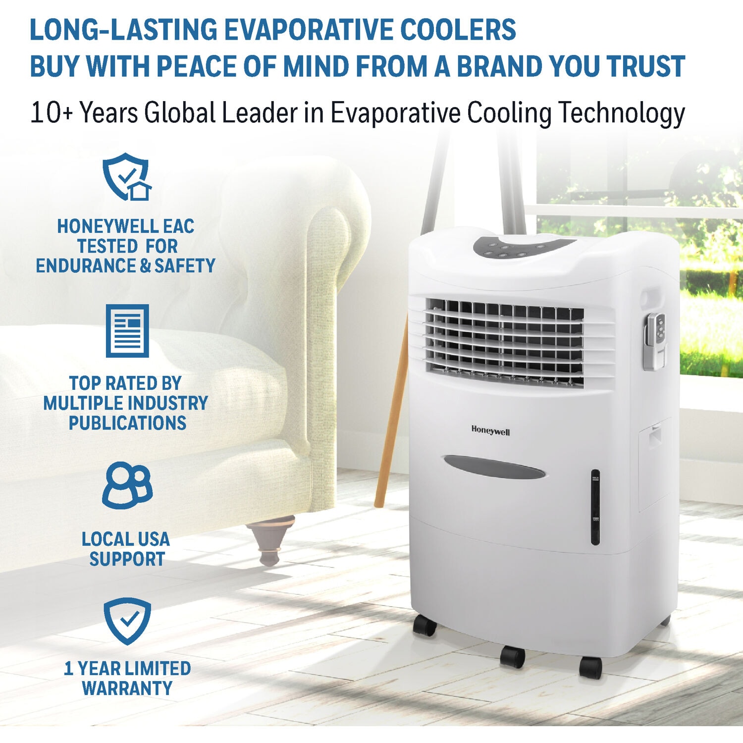 Honeywell CL201AEWW Evaporative-Cooler - View #2