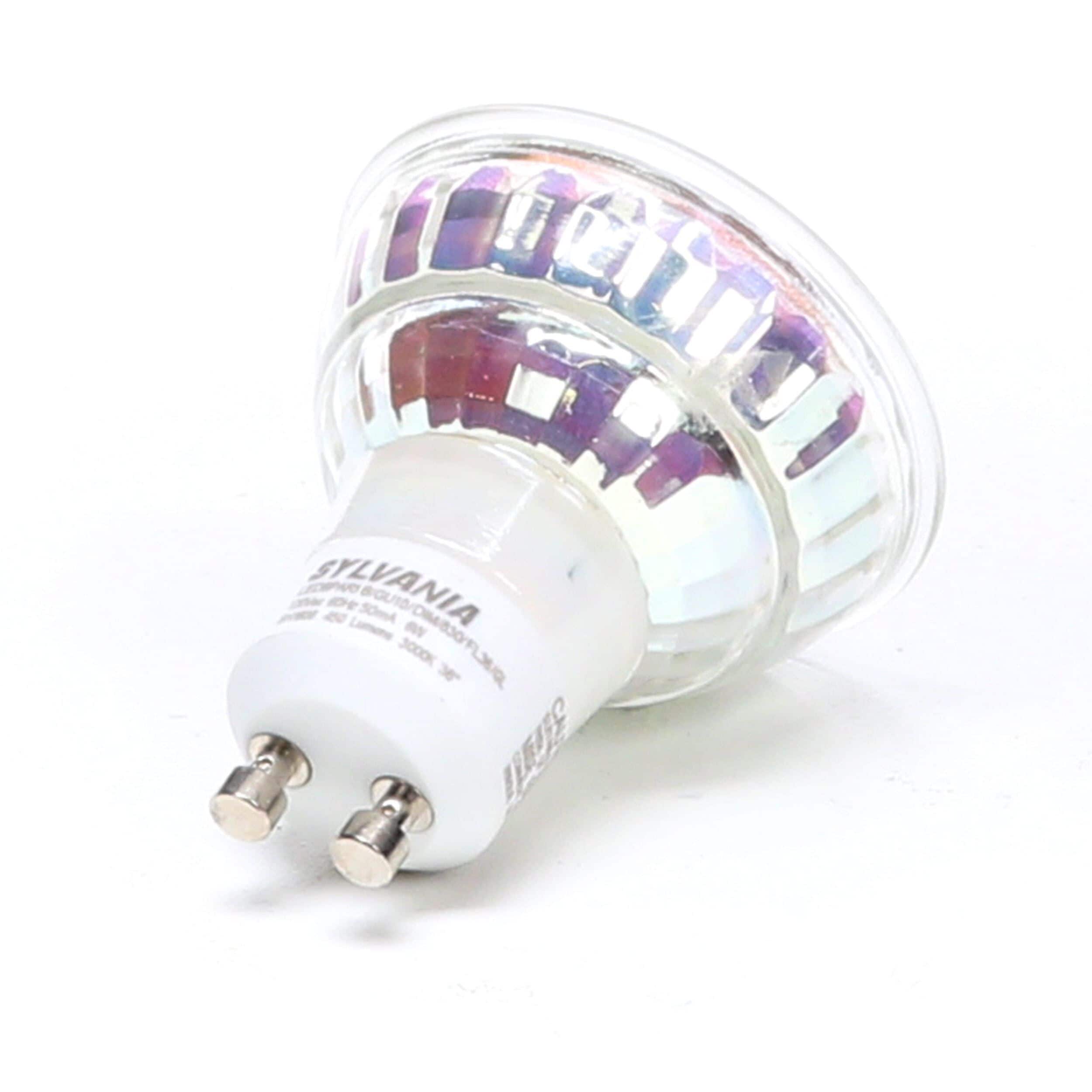 Sylvania Ultra LED 50w Replacement Using only6w 22 Year Life 450 Lumens GU10 Base 