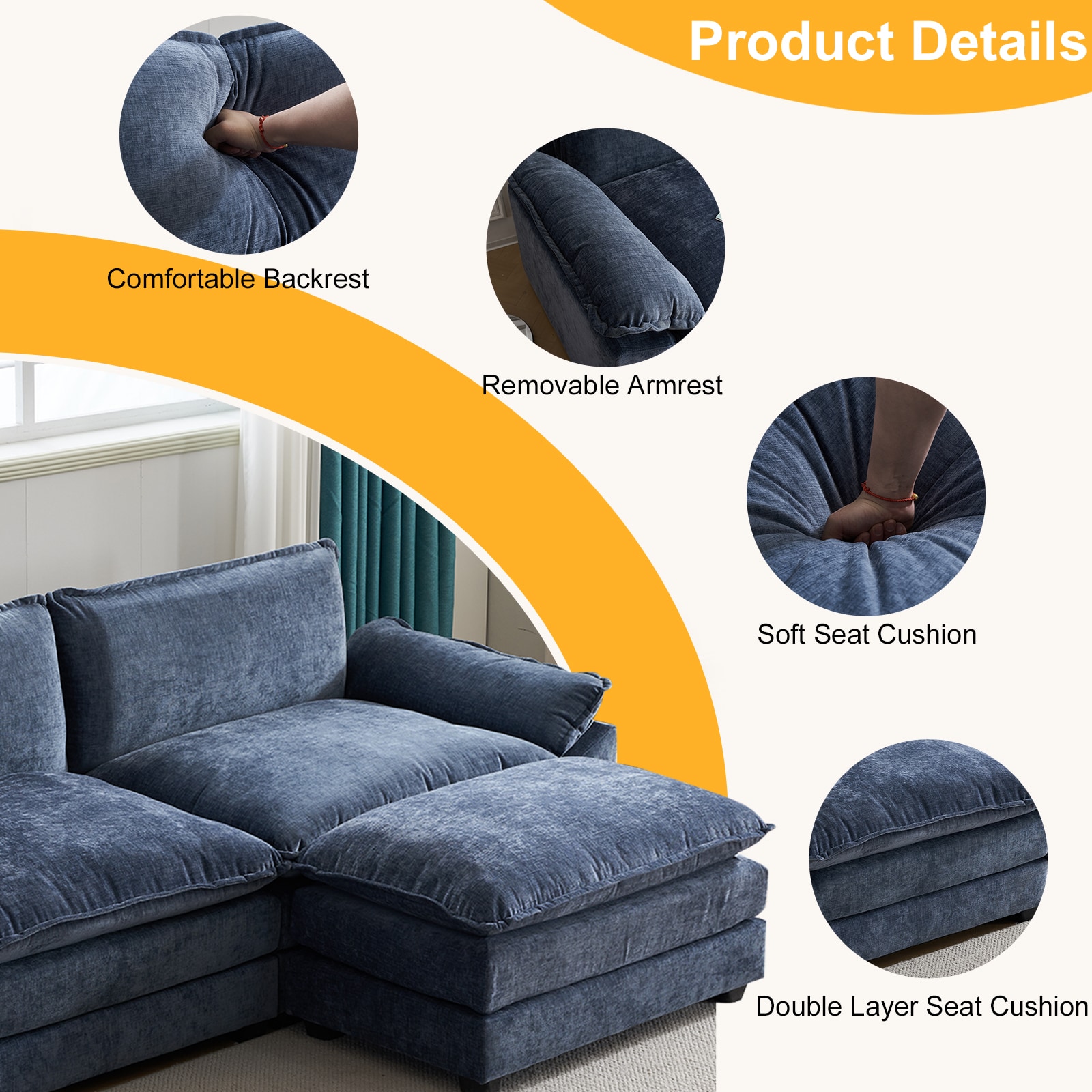 Outopee L1G52002555-57 Sofas-Loveseats - View #6