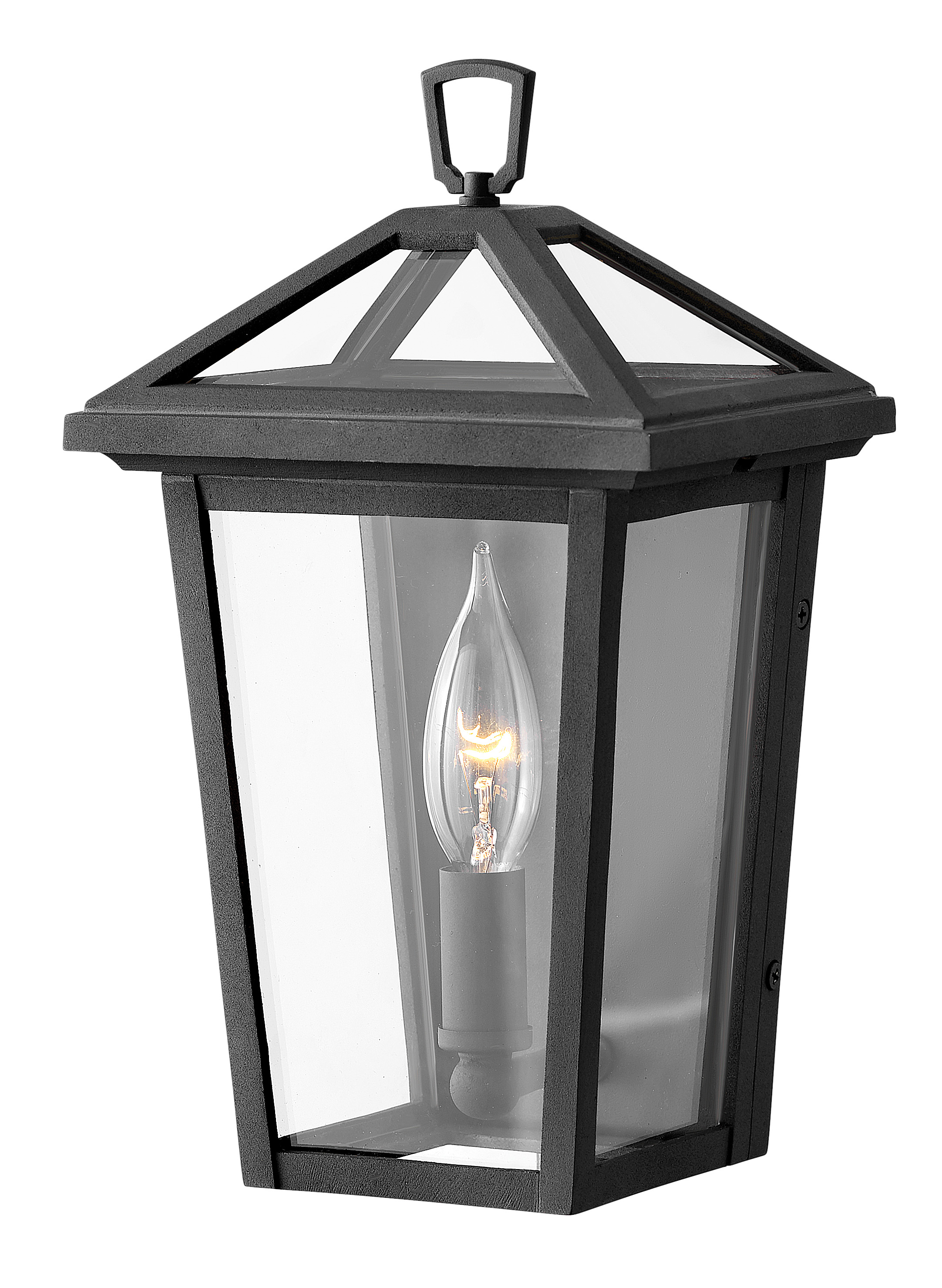 Hinkley 2566MB-LL Alford Place 1 -Light 11.25-in H Satin Black Hardwired Outdoor Wall Light