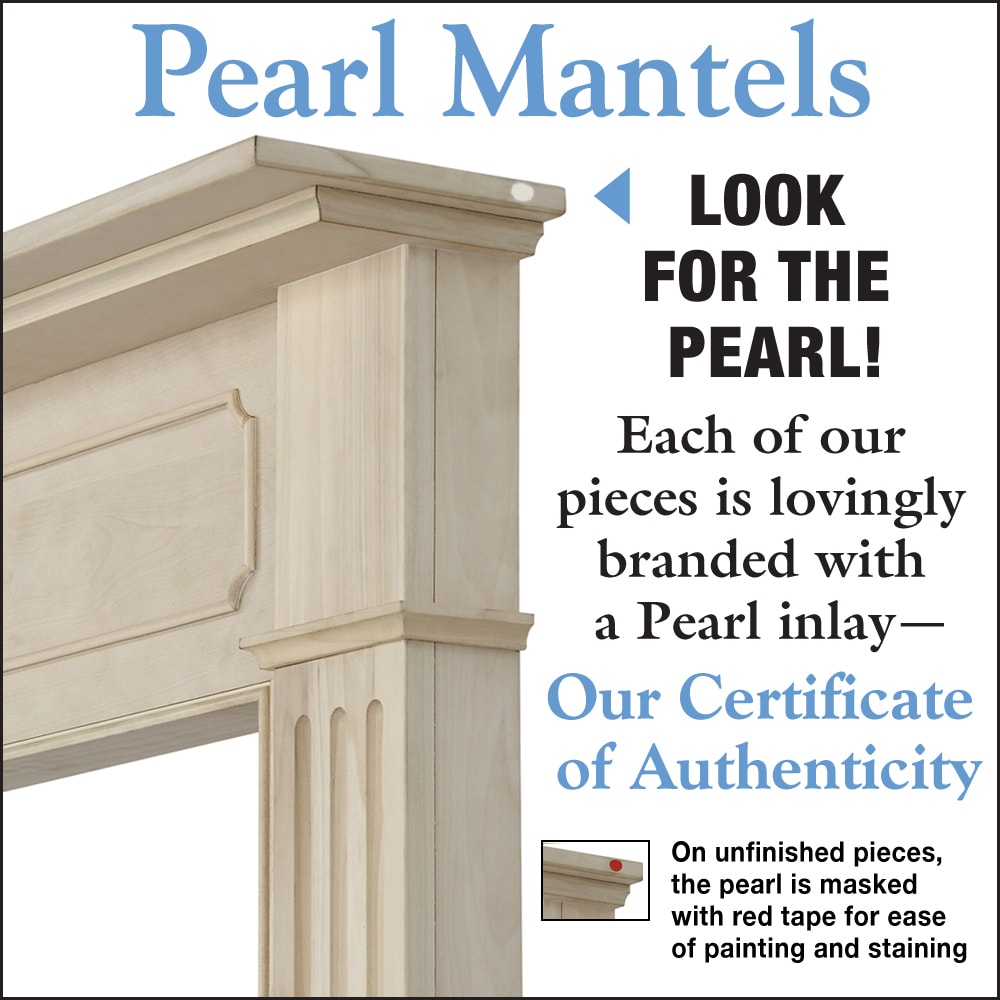 Pearl Mantels SSUP56110L Mantel-Surrounds-Pilasters - View #4