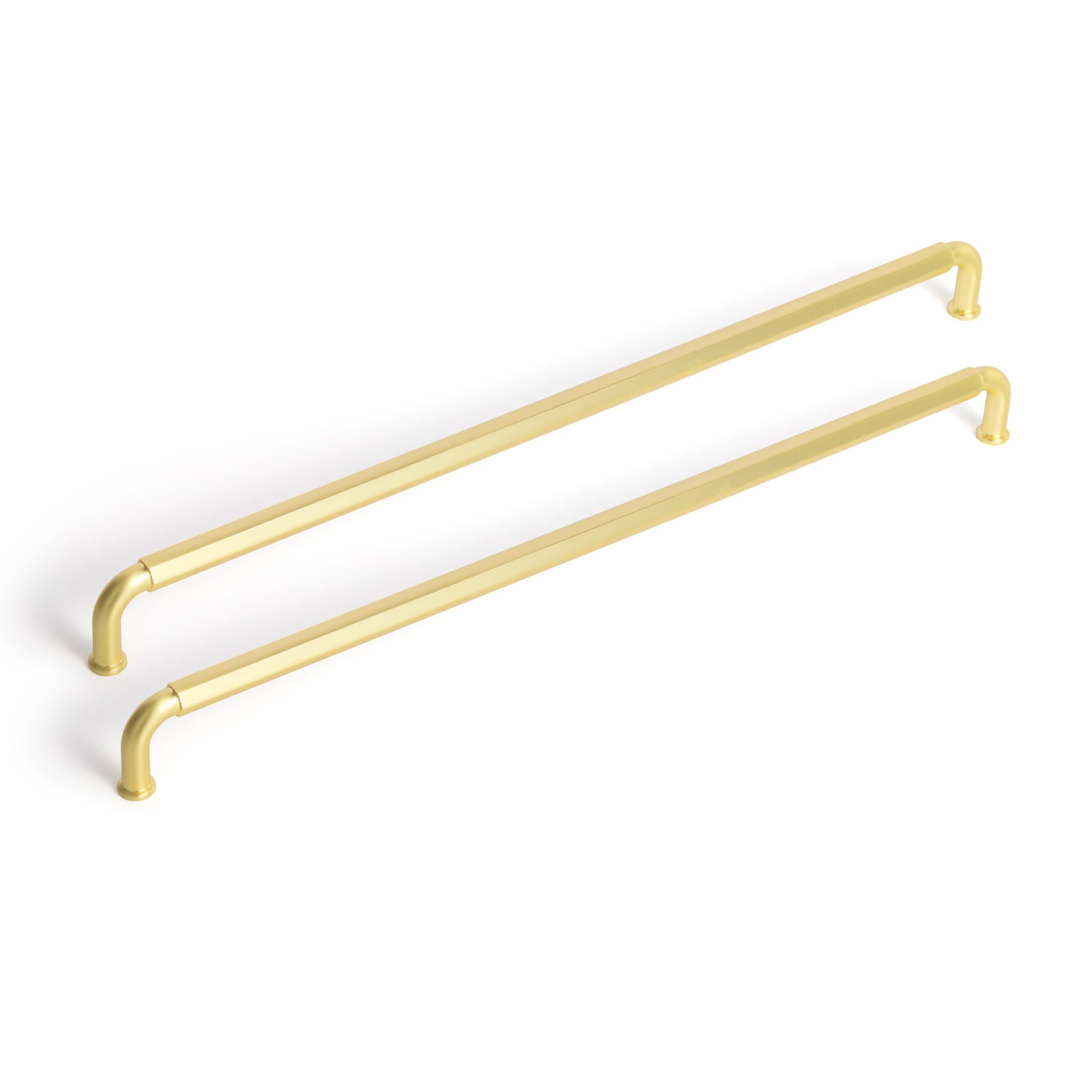 Miaokesen 2201TLS-320 12-5/8-in , 320mm Center to Center Light Brushed Brass Cylindrical Bar 6 -Pack