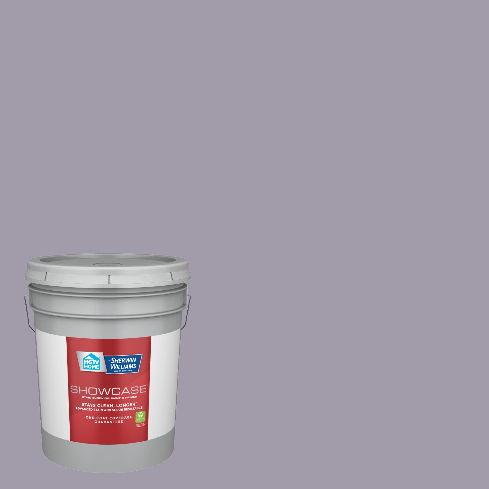 HGTV HOME by Sherwin-Williams HGSW2415-935244 Showcase Flat Ash Violet HGSW2415 Acrylic Interior Paint Paint + Primer ( 5-gallon )