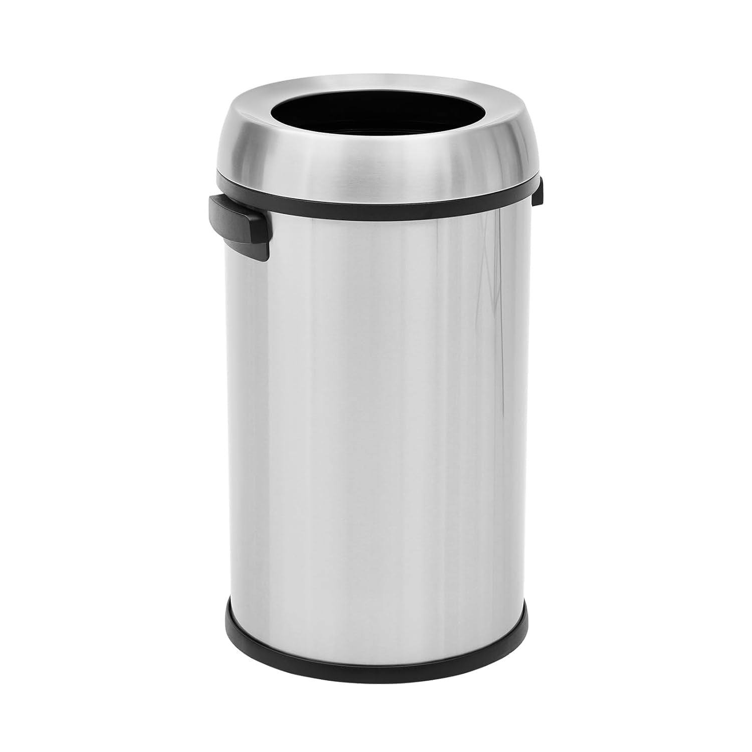 Garvee 17 Gallon Stainless Steel Round Trash Can with Open Lid- Fingerprint-Proof and Removable Inner Liner one_size | CJH-PIS-00Y63H4Y