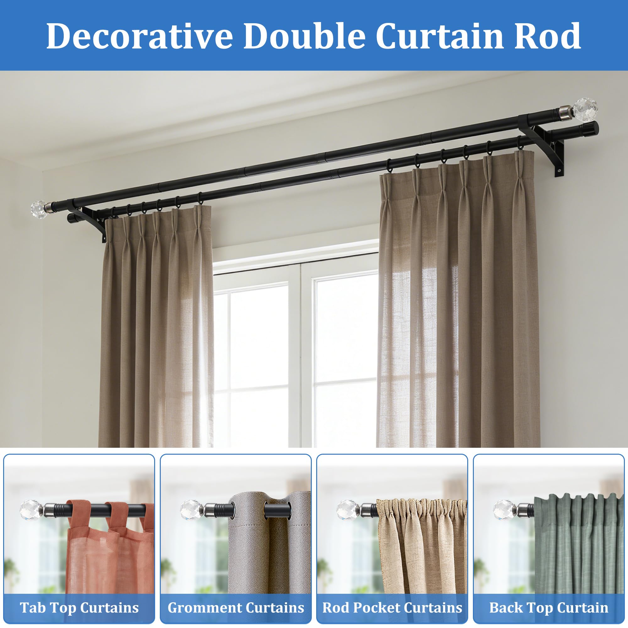 LAIFUCAM LLA0812J415 Curtain-Rods - View #7