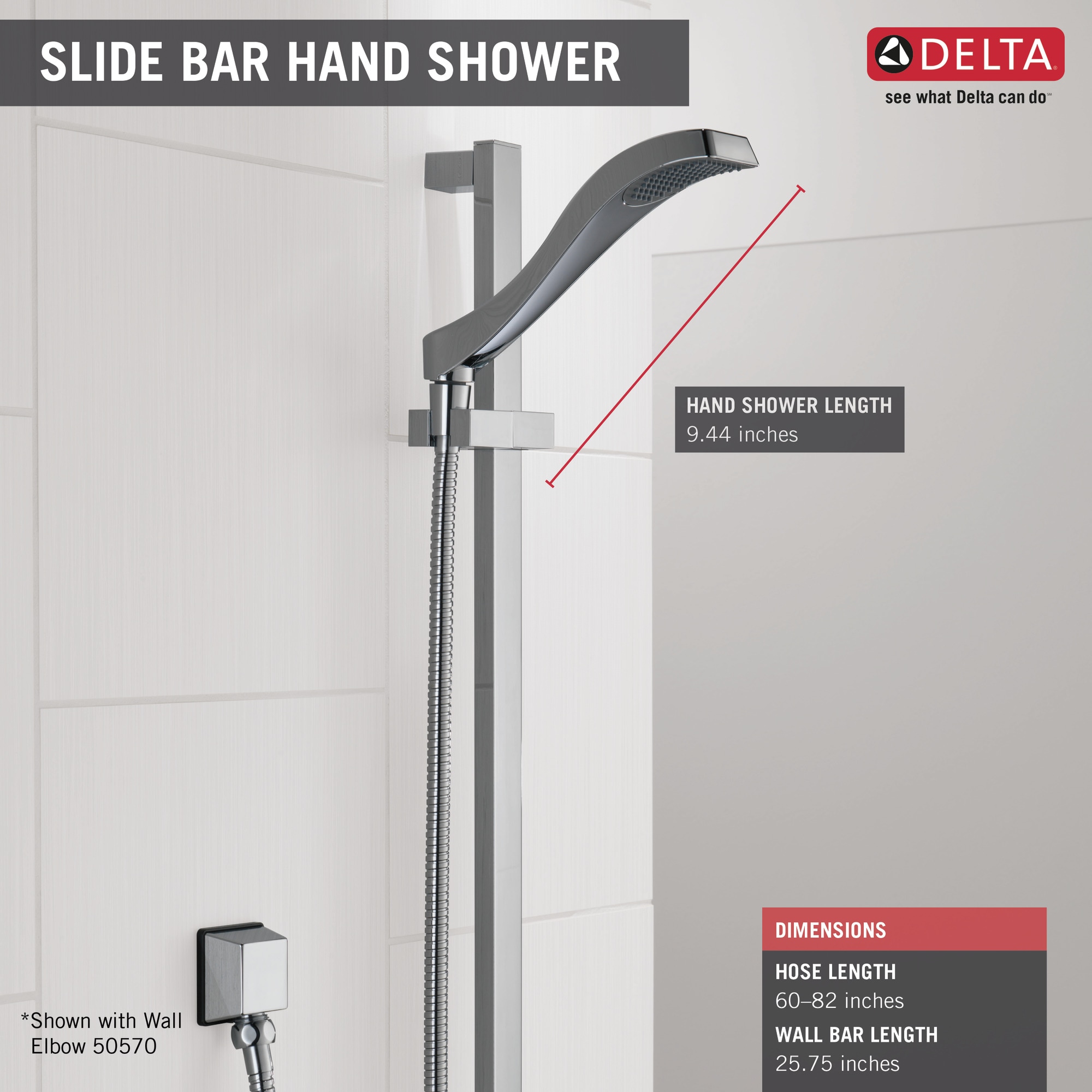 Delta 57051 Fixed-Showerhead - View #2