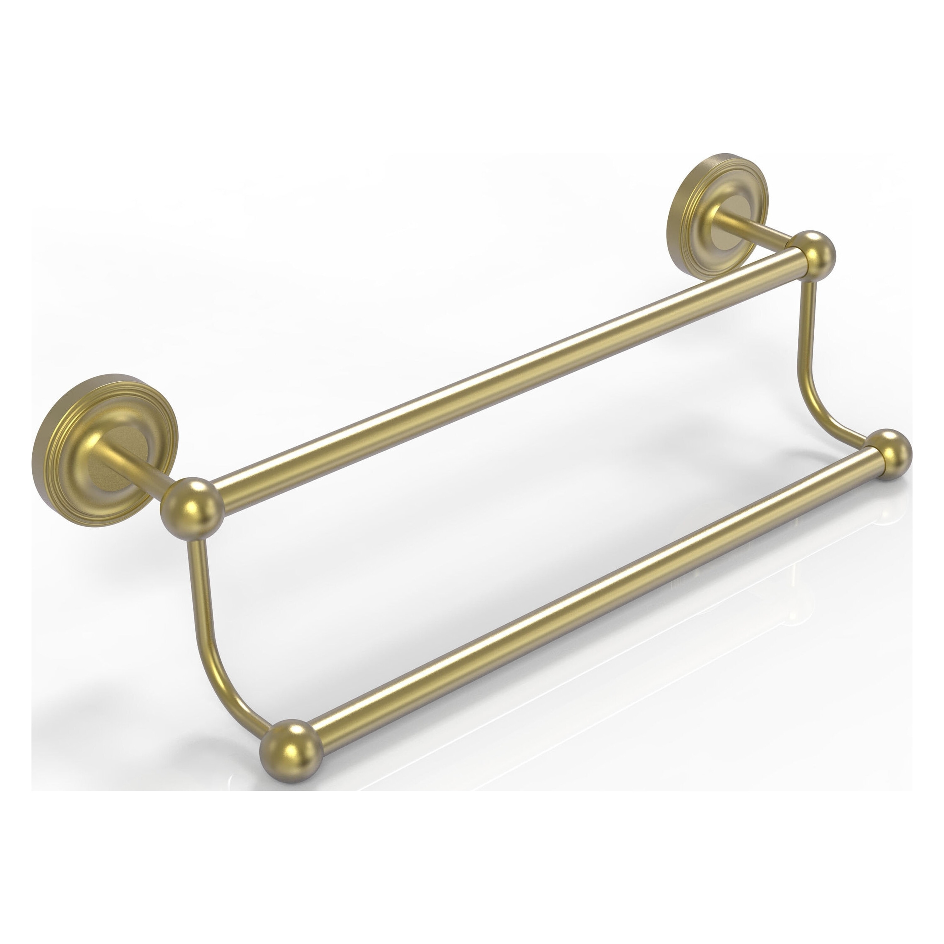 Allied Brass PR-72/30-SBR Prestige Regal 30-in double Satin Brass Wall mount Double Towel Bar