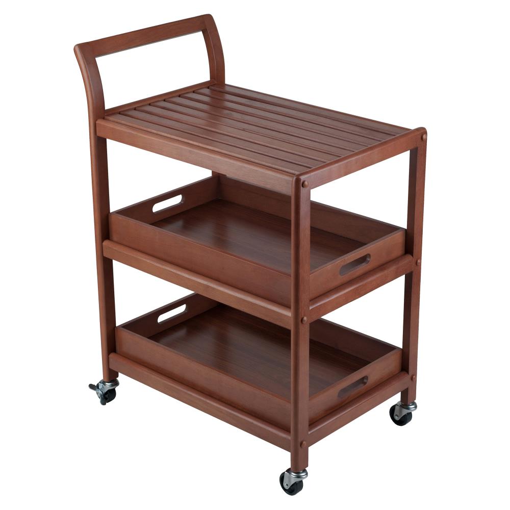 Winsome Wood 94138 Walnut Wood Wine rack