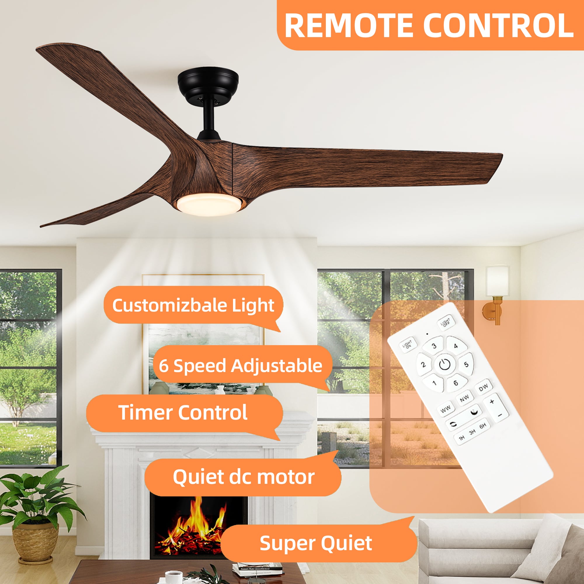 ToolCat PLP1-24-BHH Ceiling-Fans - View #3