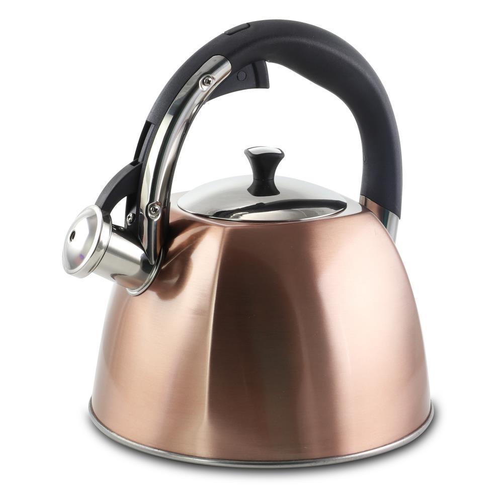 Mr. Coffee 2.3 qt. Stainless Steel Whistling Stovetop Kettle & Reviews