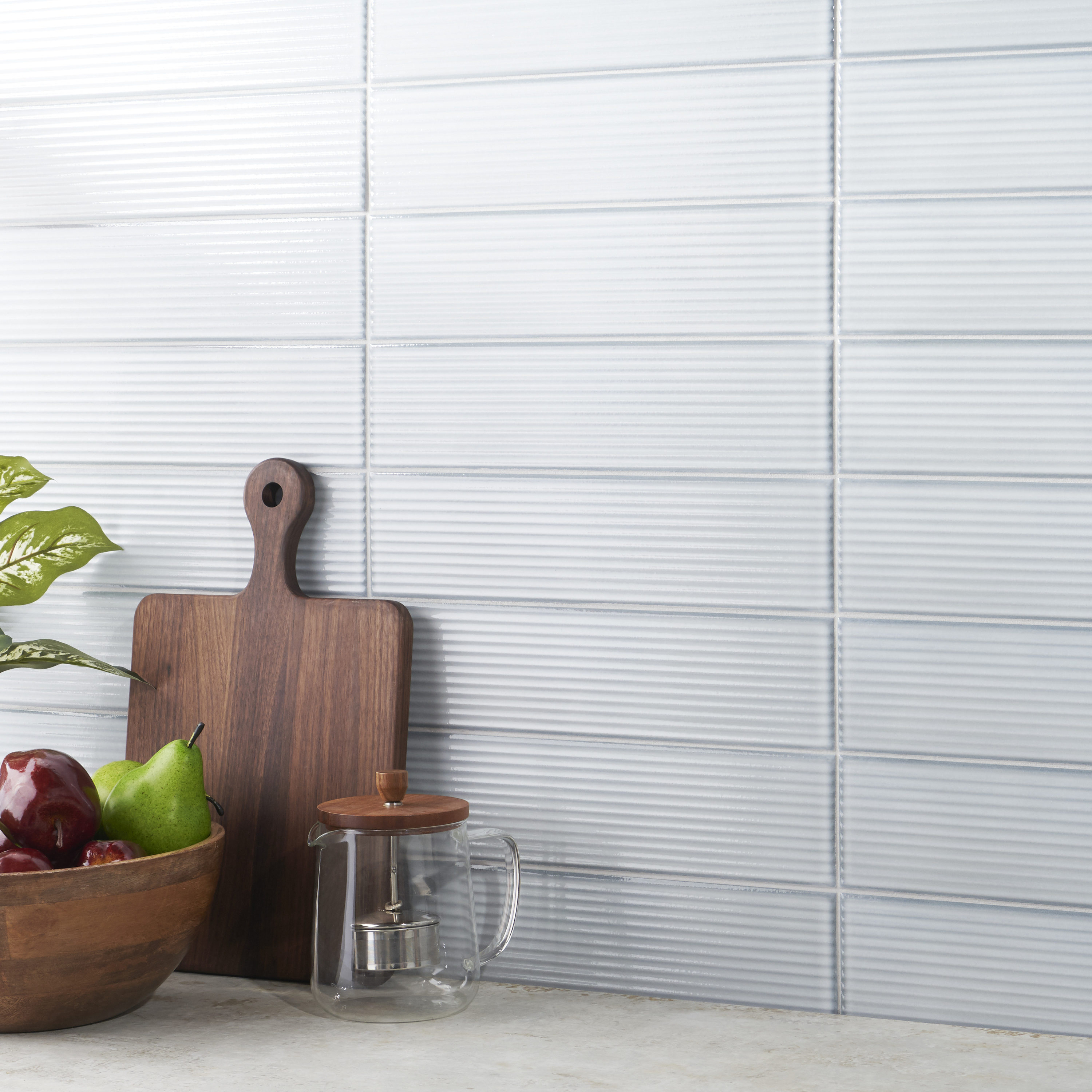 Stacy Garcia Olimar Grooved 4" x 16" Polished Porcelain Subway Wall Tile (7.74 Sq. Ft. / Case)
