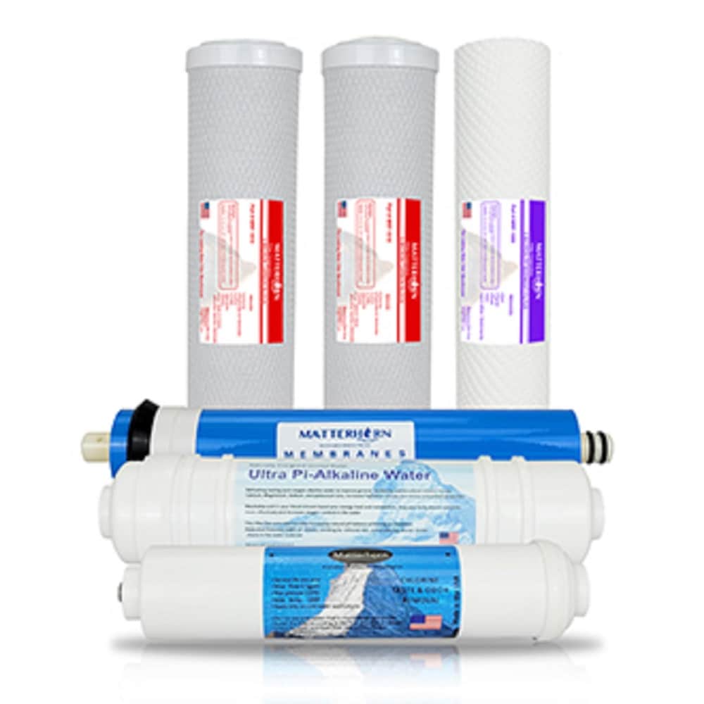 Matterhorn MRF-6050 6-Stage Reverse Osmosis 50 GPD Reverse osmosis Under sink Replacement Filter 6 -Pack